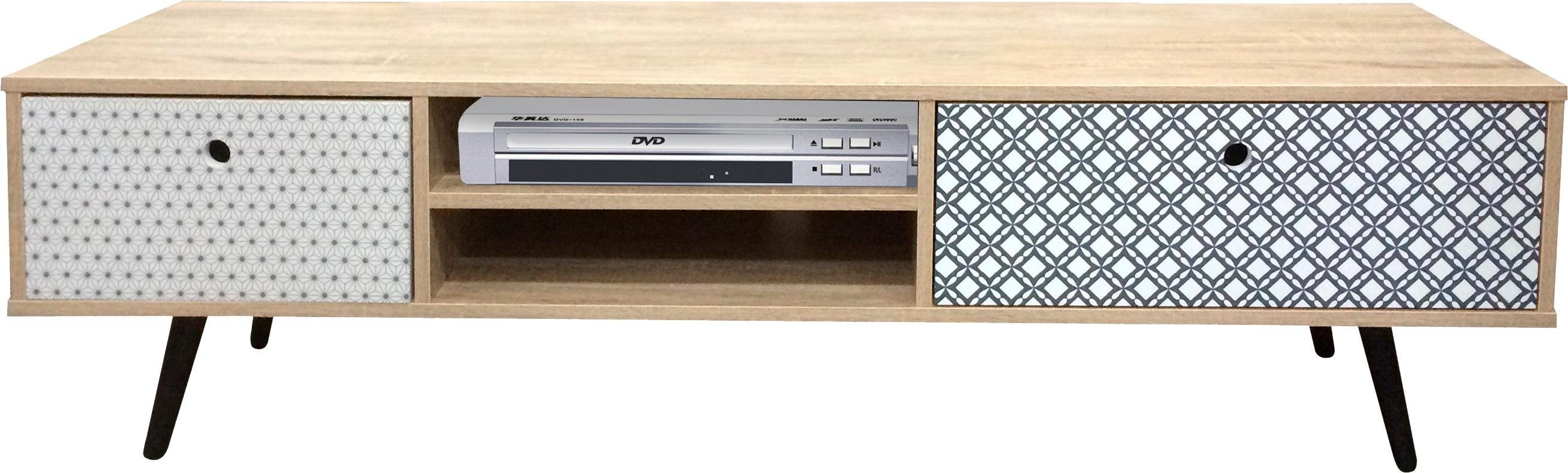 SIT Tv-meubel Mailbox met decor-oppervlakken in scandi look, shabby chic, vintage