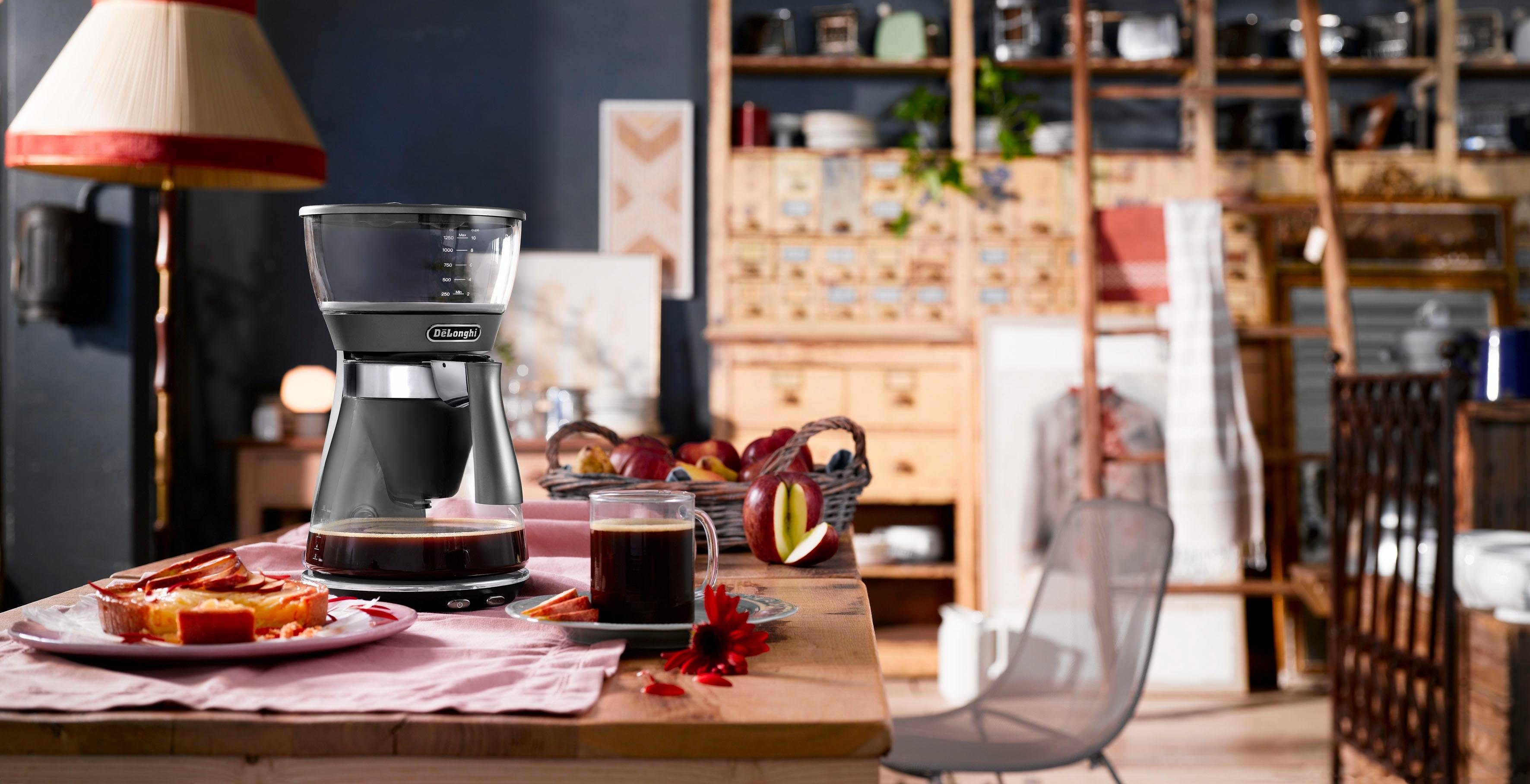 De'Longhi Filterkoffieapparaat Clessidra ICM 17210, 1,25 l, volgens gecertificeerde ecbe-norm