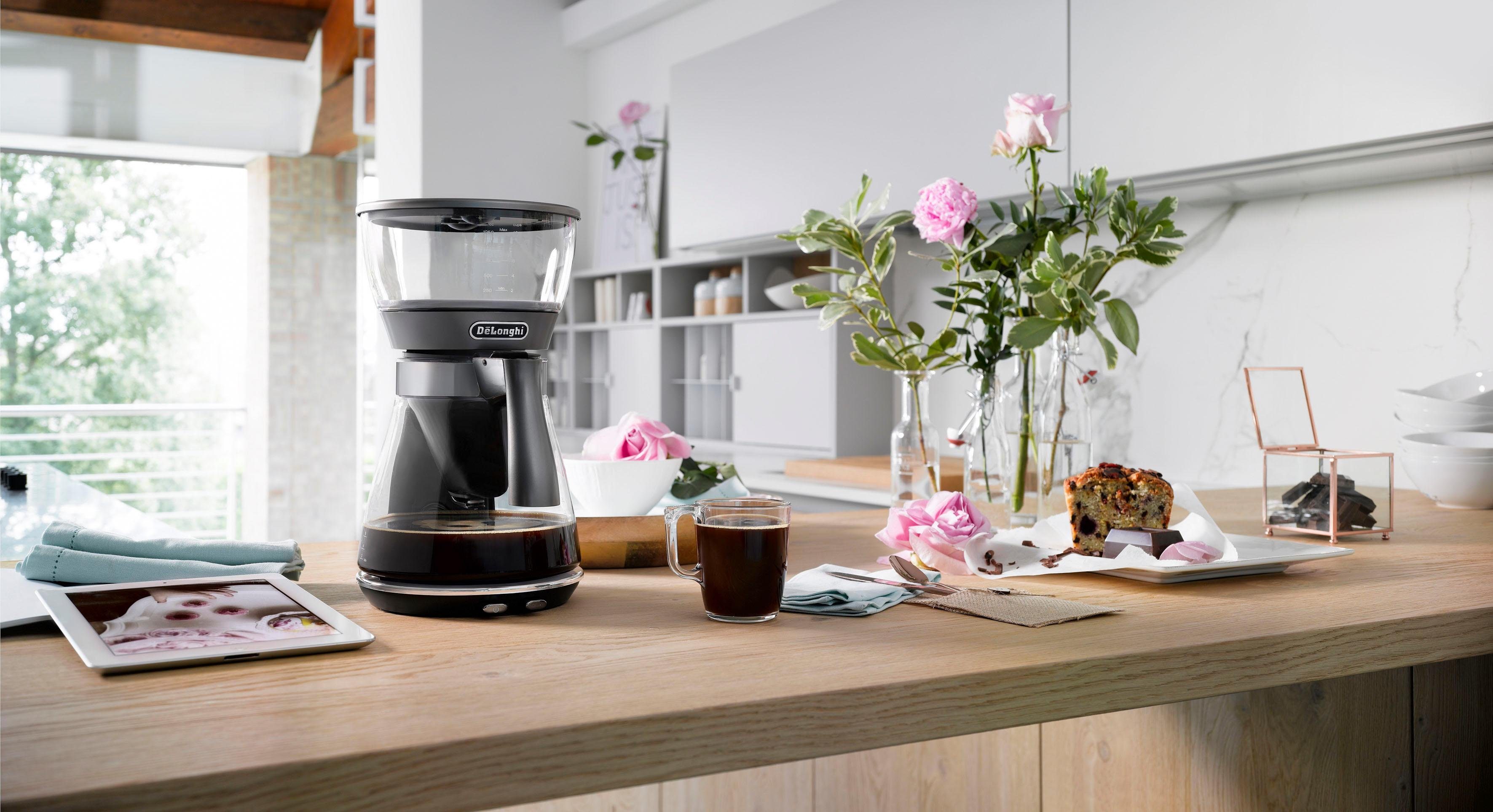 De'Longhi Filterkoffieapparaat Clessidra ICM 17210, 1,25 l, volgens gecertificeerde ecbe-norm