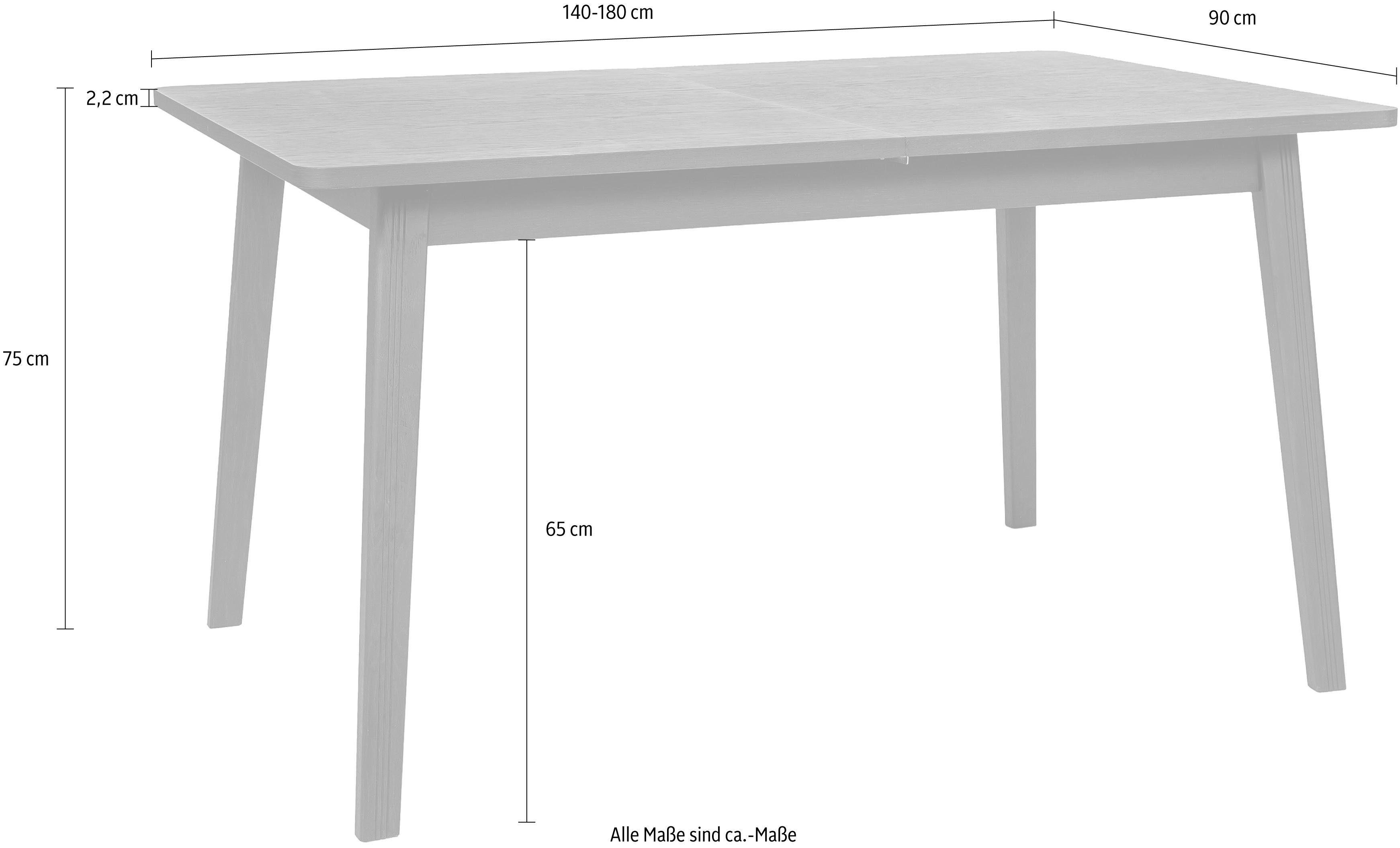 Woodman Eettafel Breedte 140 cm