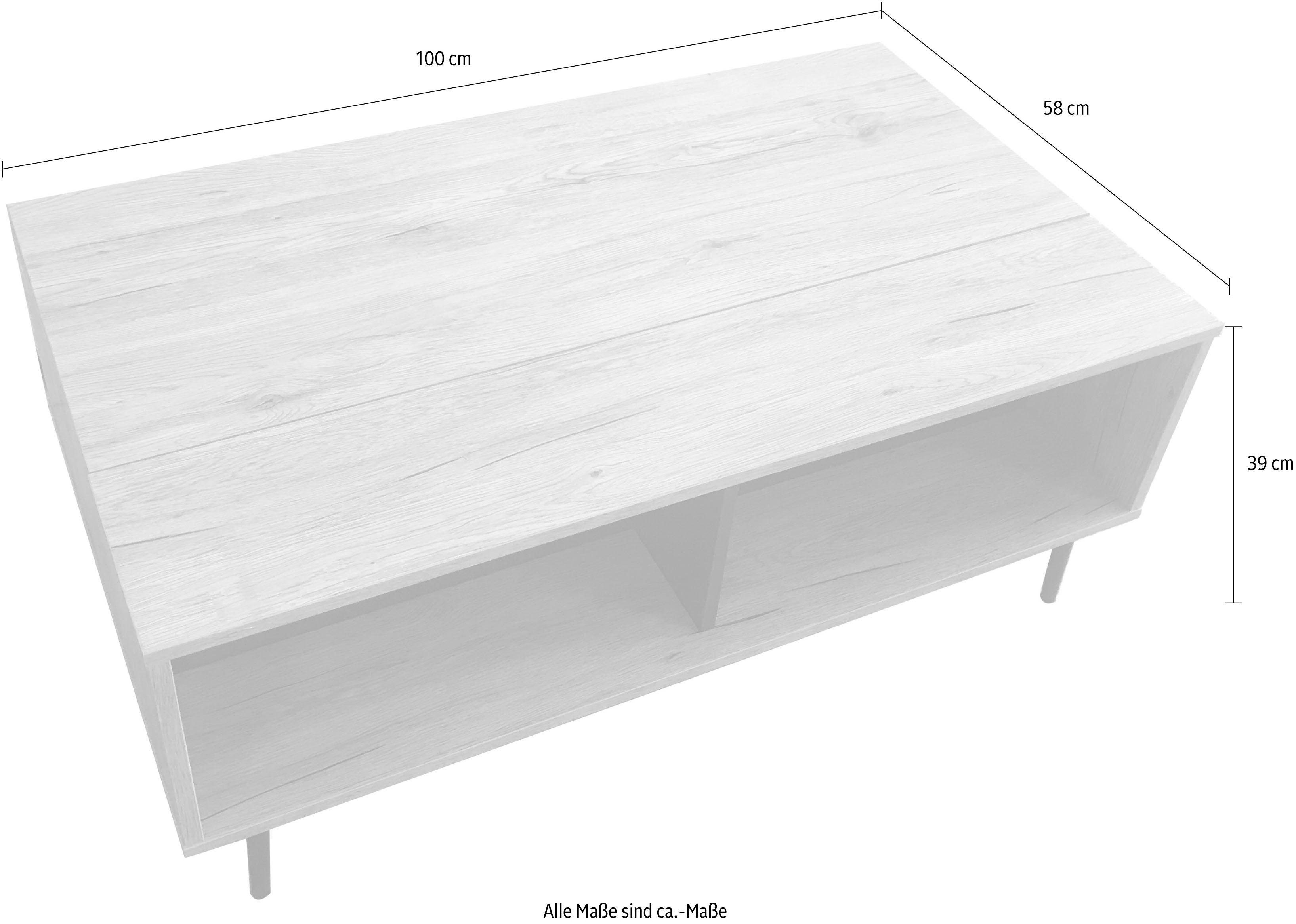 SIT Salontafel Mailbox in hoogte verstelbaar, shabby chic, vintage
