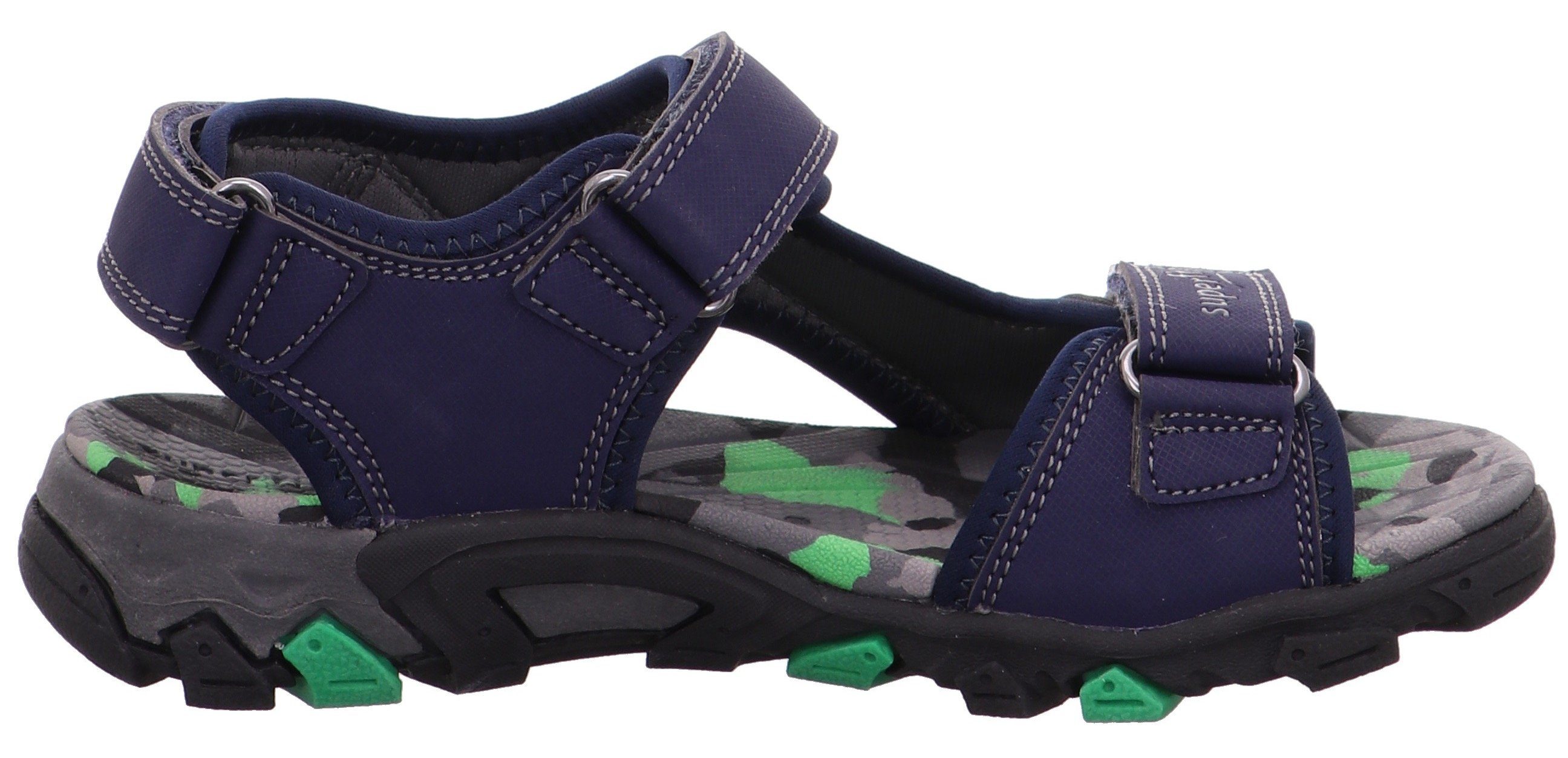 Superfit Sandalen OCEAN KOMBI HENRY , zomerschoen, klittenbandschoen, outdoorschoen, met 3 klittenbandsluitingen
