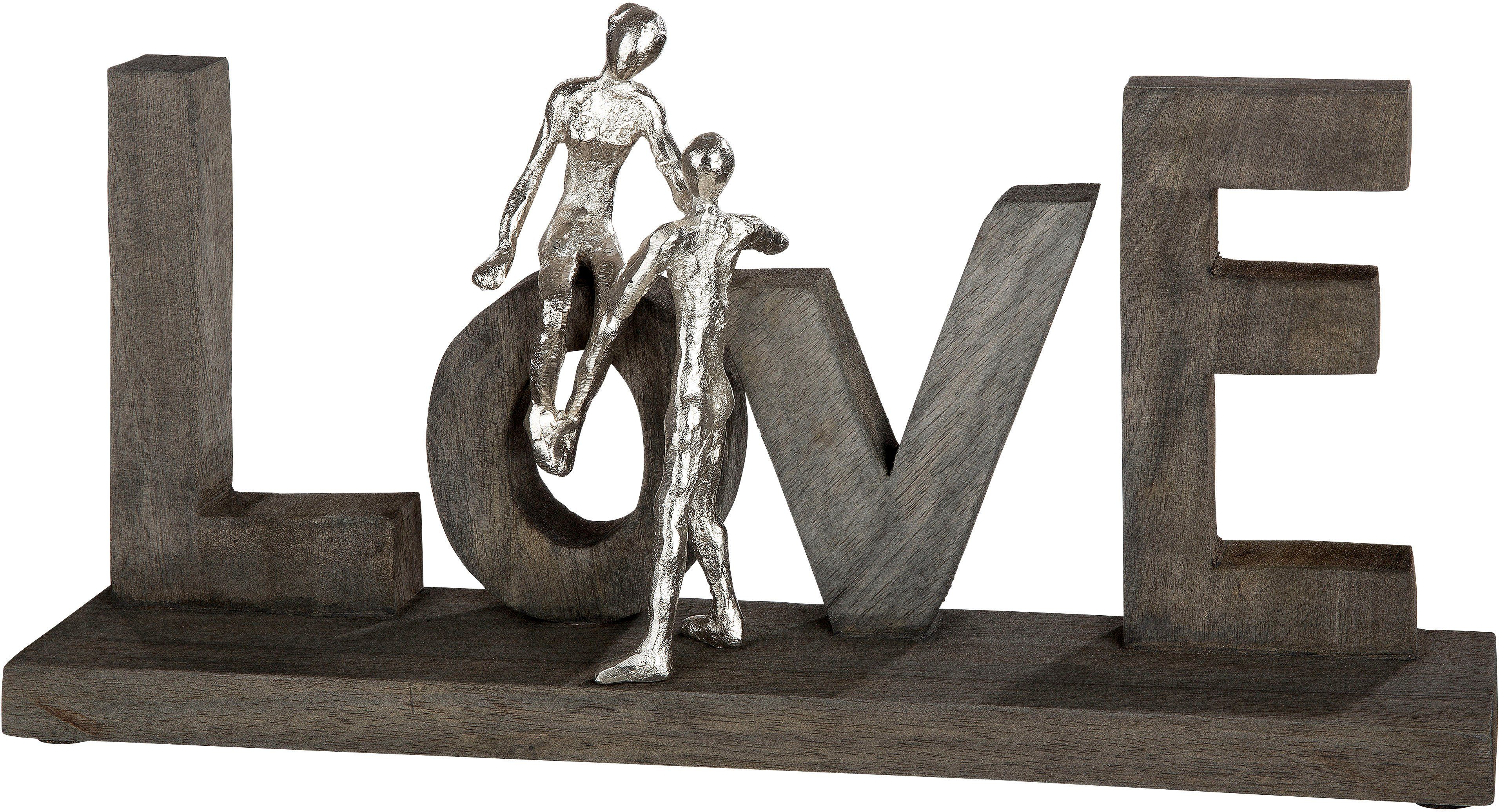 Casablanca by Gilde Decoratief object Opschrift Love (1 stuk) woonkamer bruin