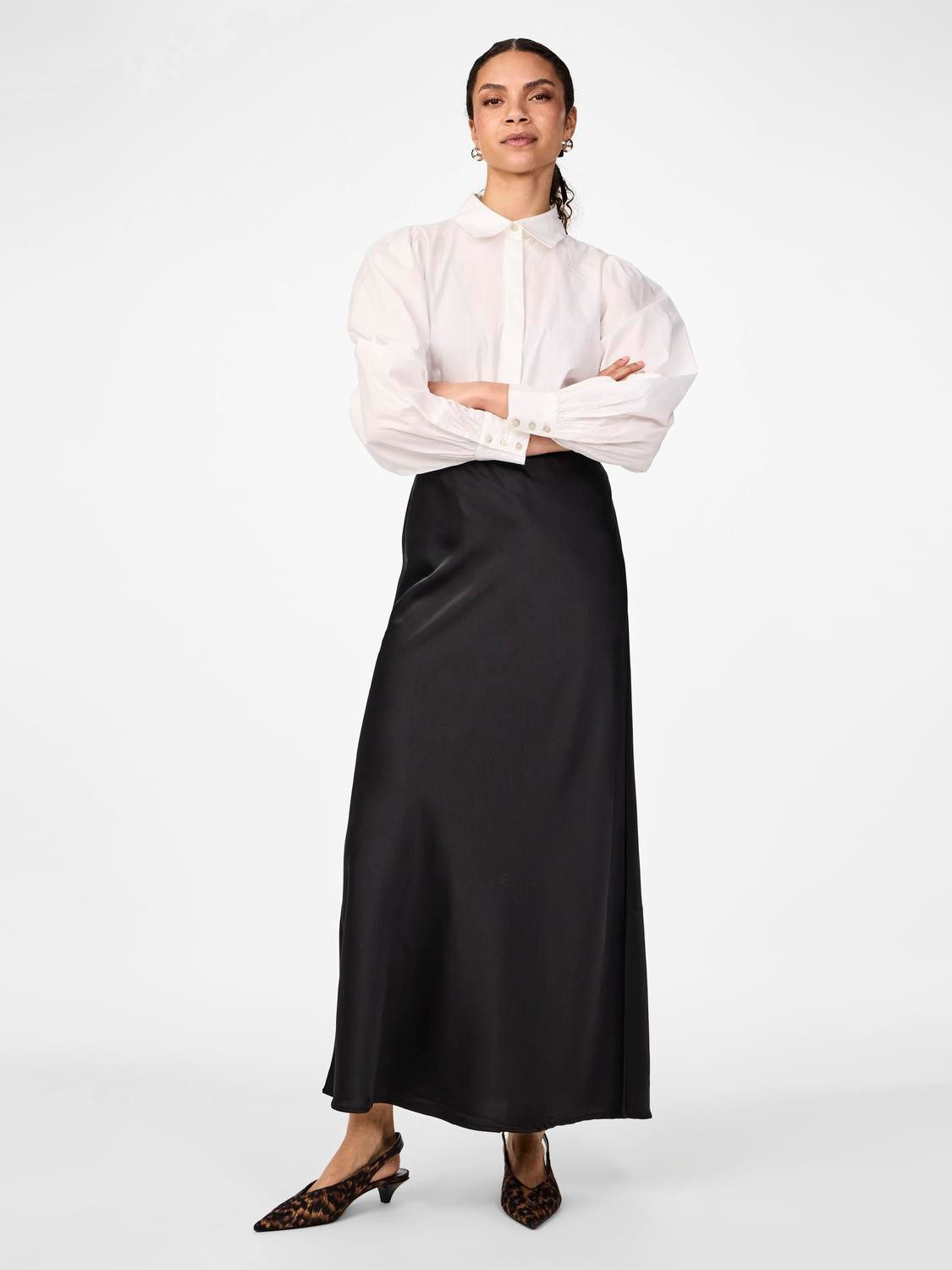 Y.A.S Maxirok YASPELLA HW MAXI SKIRT S. NOOS