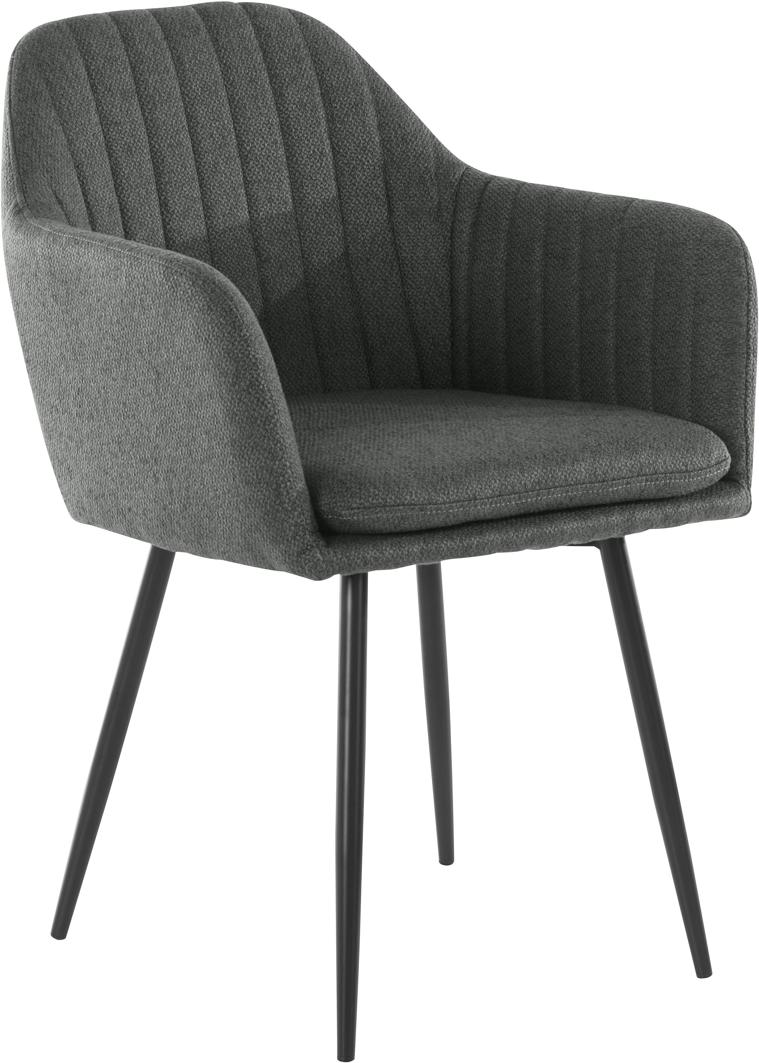 HELA Stoel met armleuningen Carla comfortabele fauteuil, kuipstoel (set)