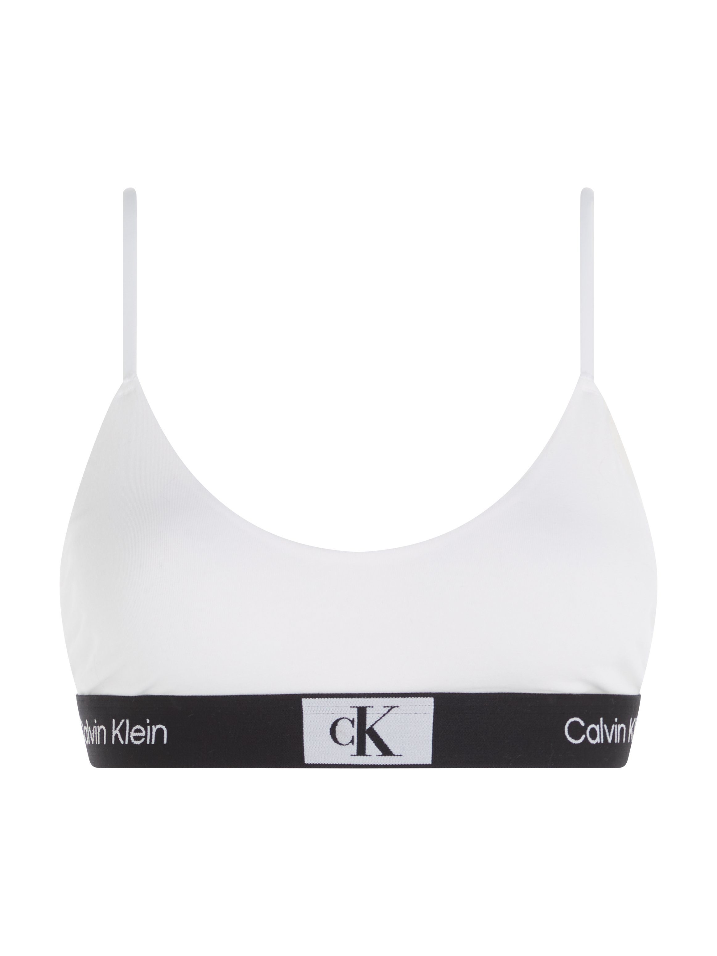 Calvin Klein Bralette UNLINED BRALETTE met klassieke tailleband met ck logo