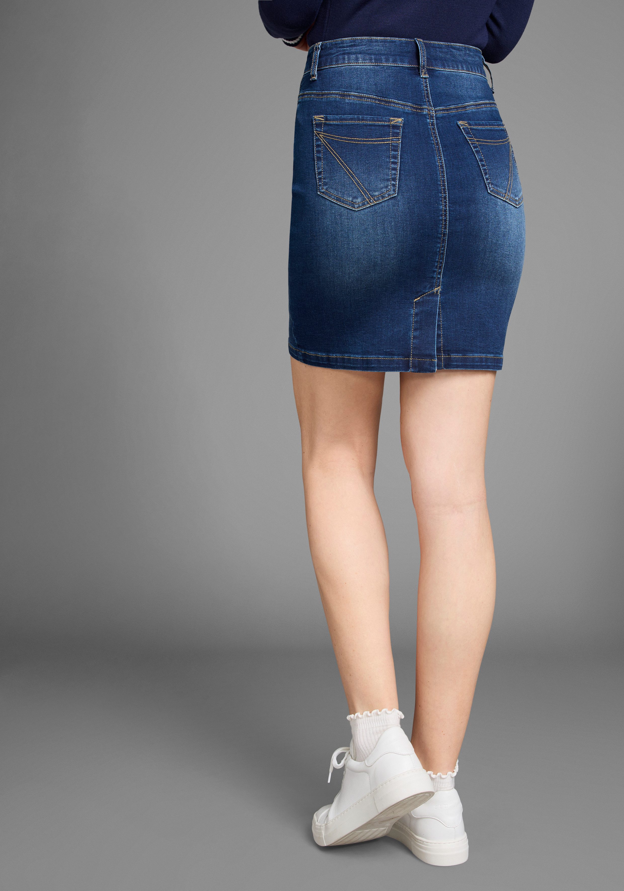 Arizona Jeans rok Ultra Stretch extra smal gesneden