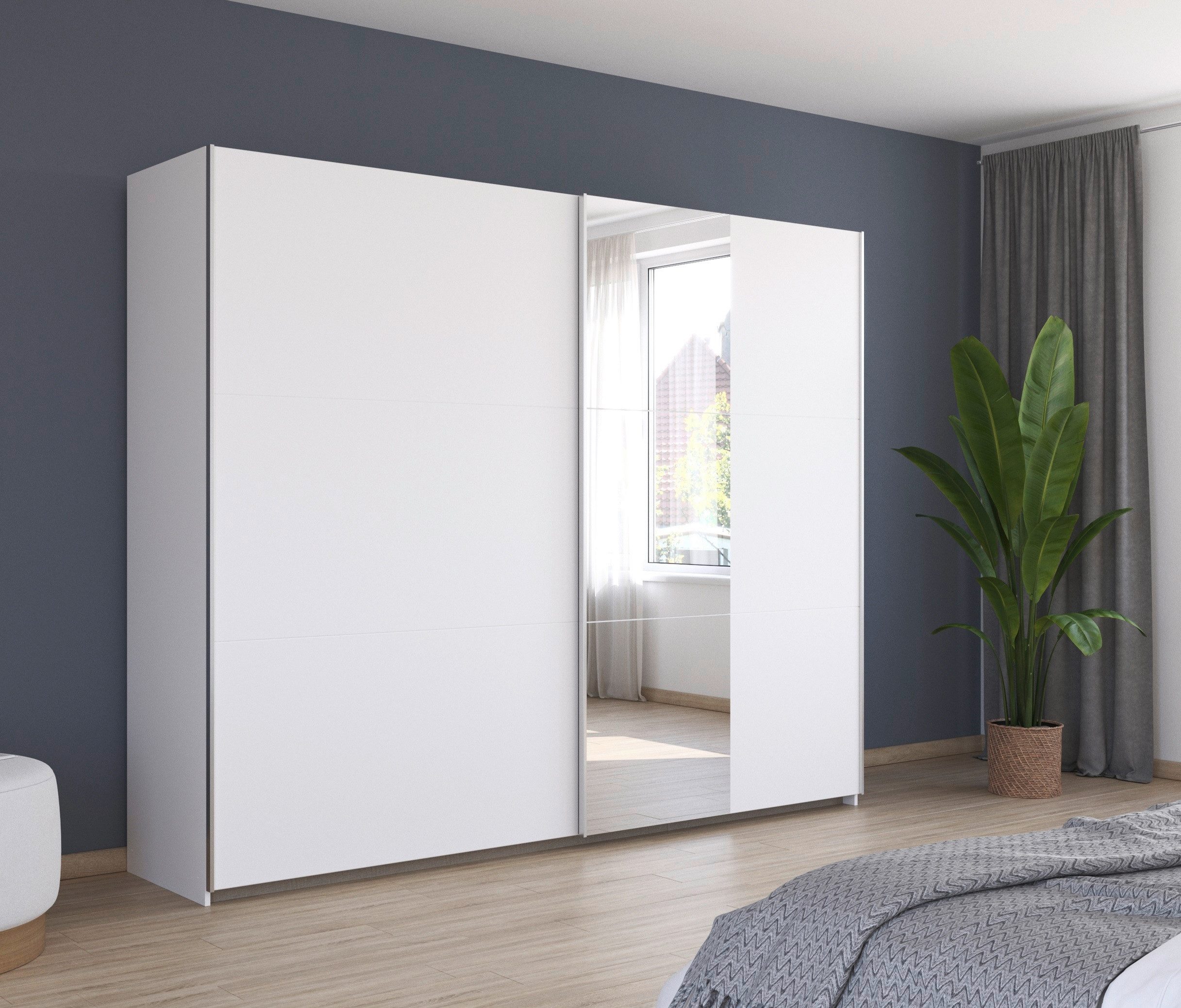 rauch Schuifdeurkast Kledingkast garderobe TOPSELLER AURELIO met 3 uitrustingsvarianten 3 verschillende uitrustingsvarianten handgrepen van metaal made in germany
