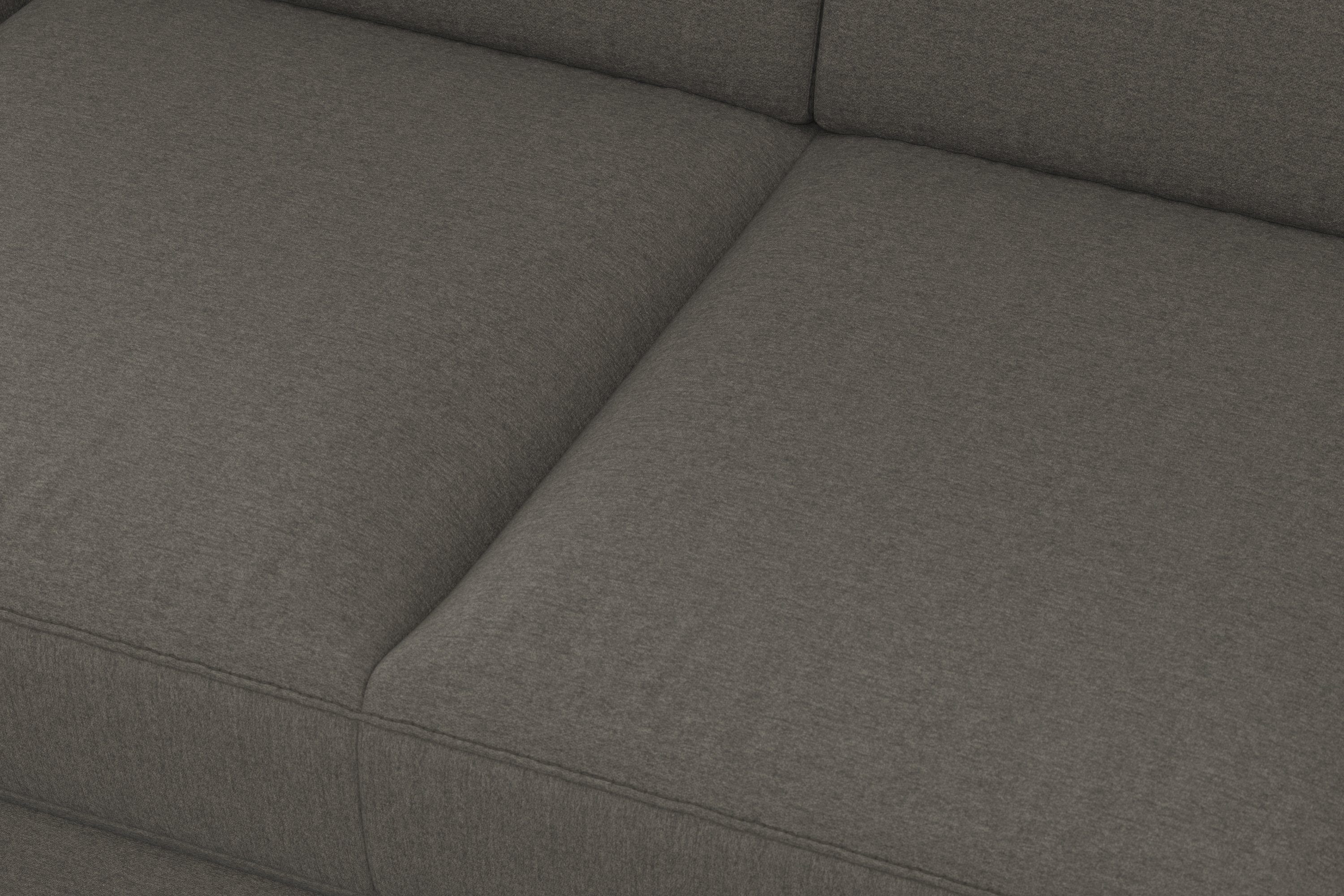 sit&more Zithoek Padua U-model inclusief zitdiepteverstelling, armleuning en binnenvering