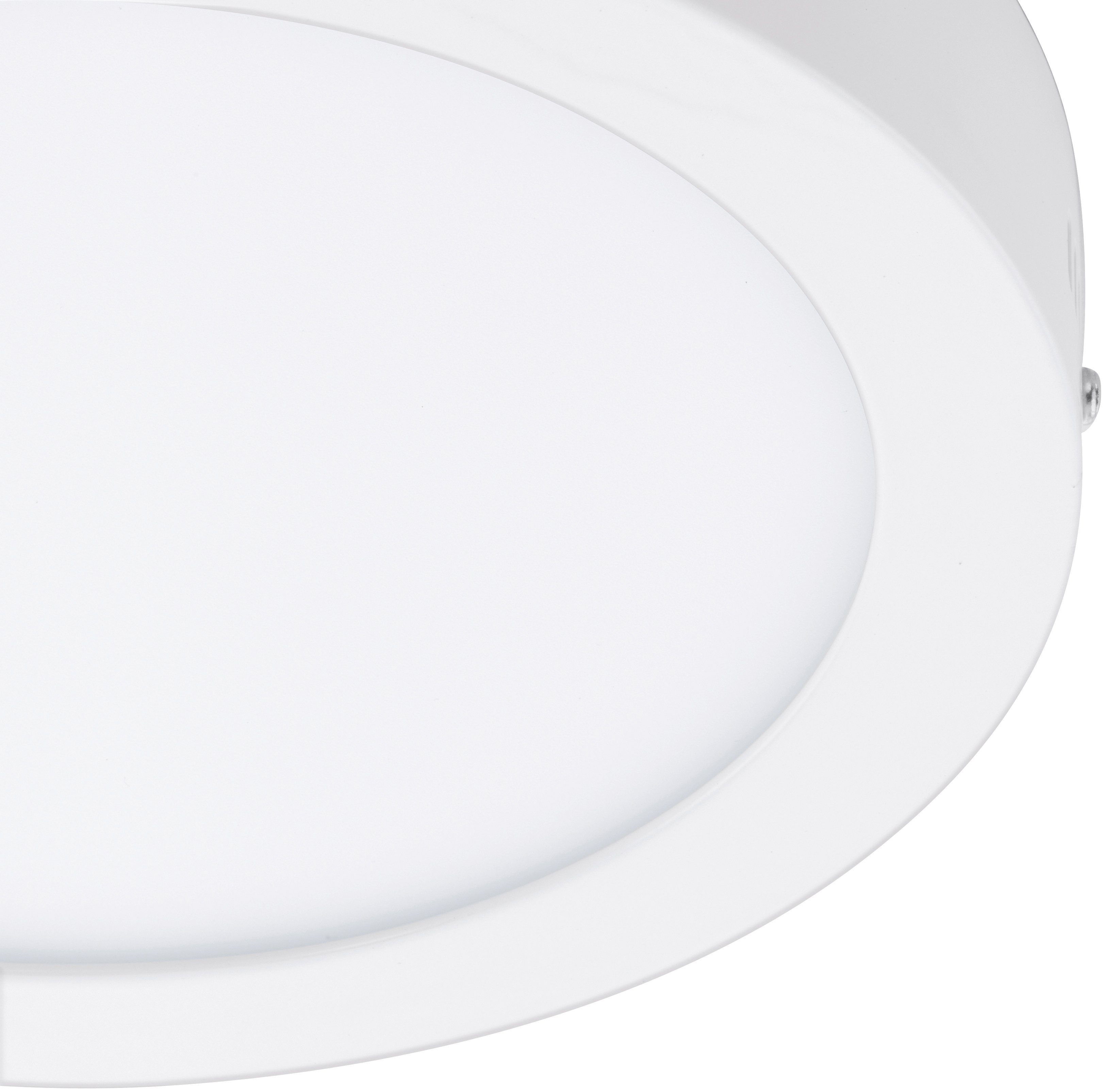 EGLO Opbouwarmatuur FUEVA-C Smart Home plafondlamp 30 cm ø, dimbaar, wittinten en kleuren instelbaar