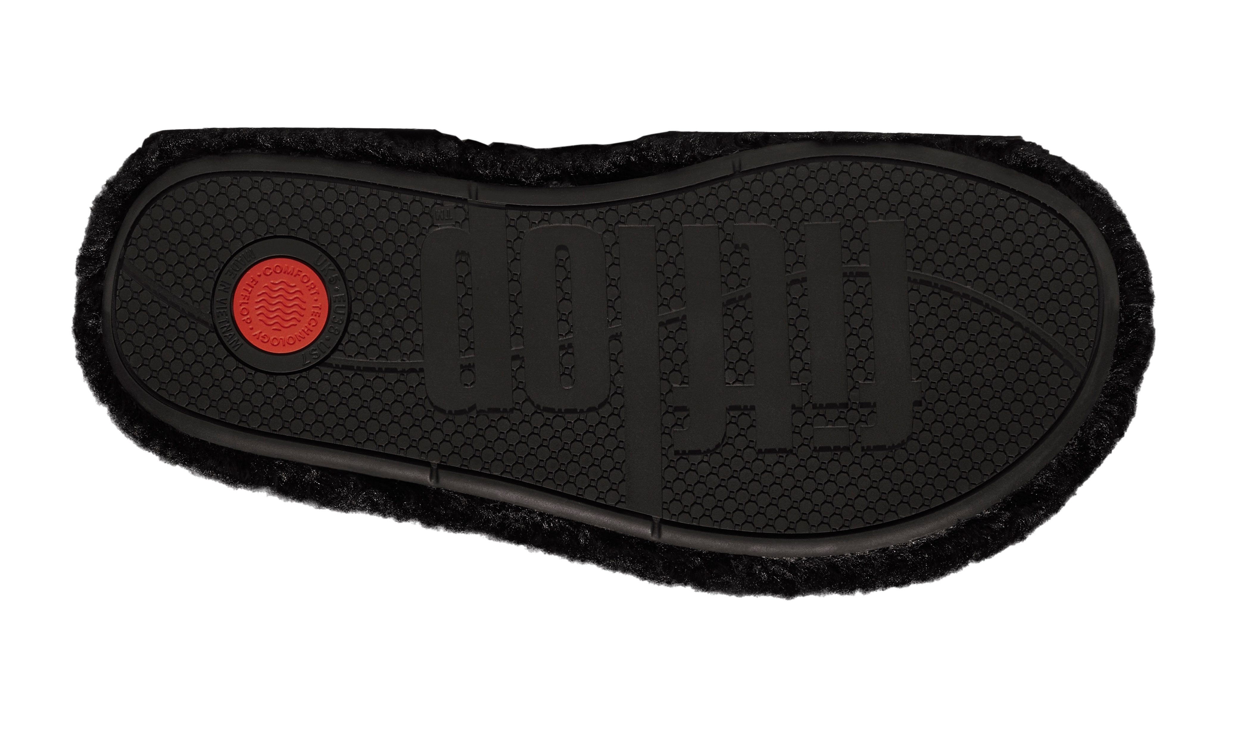 Fitflop Pantoffels IQUSHION D-LUXE PADDED TEDDY SLIPPER MULES