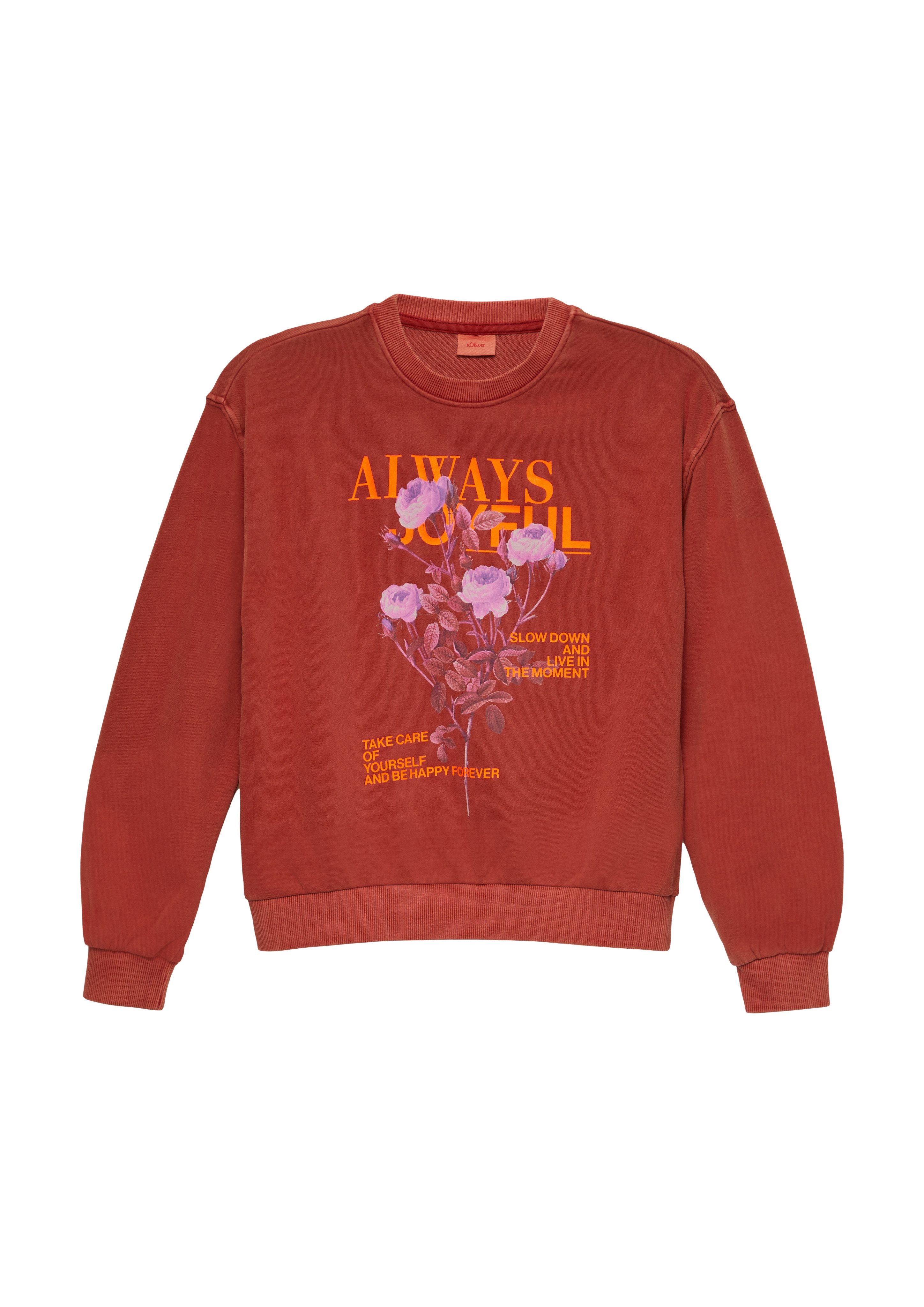 s.Oliver RED LABEL Junior Sweater met frontprint