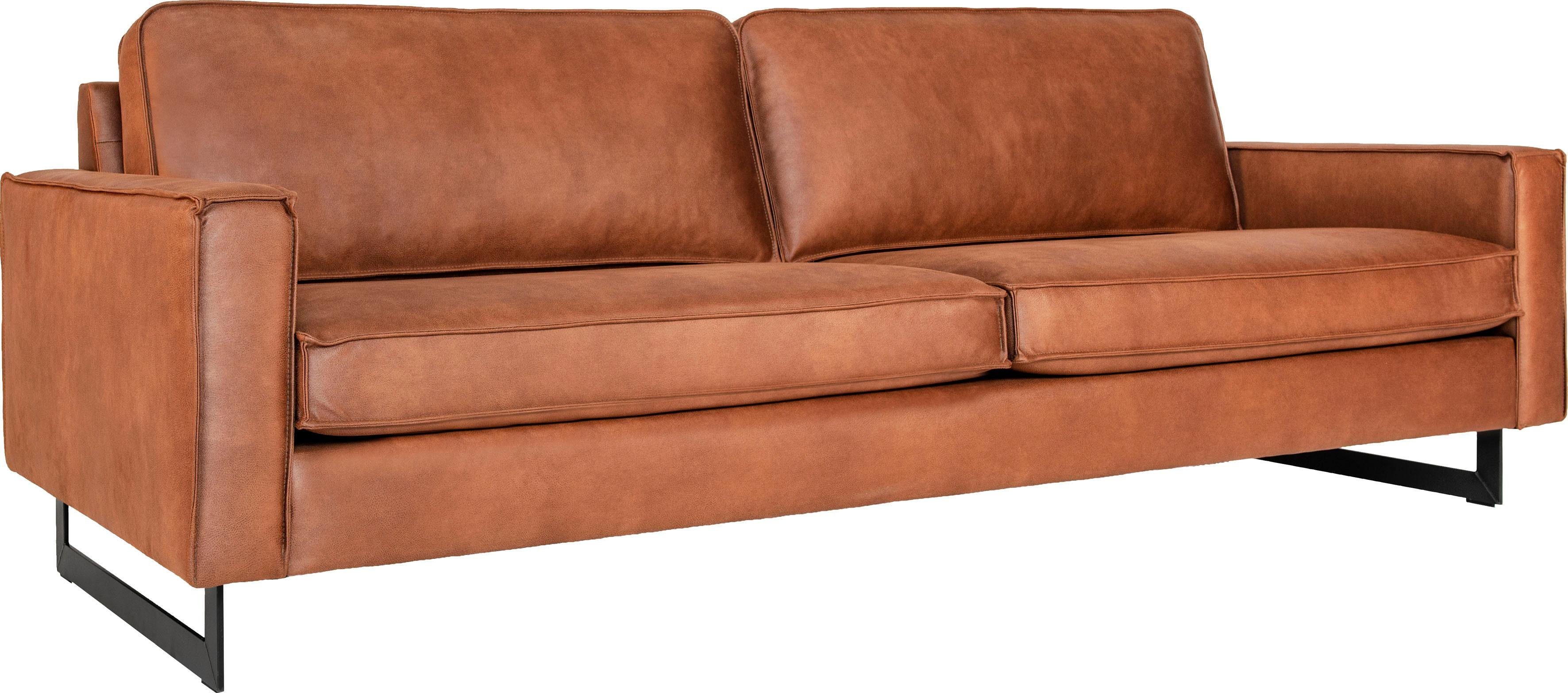 Places of Style 3-zitsbank Maxi-uitvoering Pinto, 236 cm, cord, chenille, leerlook