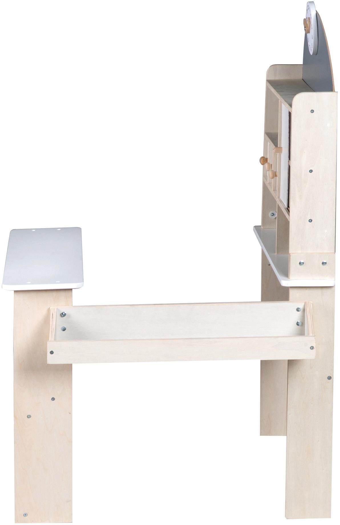Roba® Winkel Kraam, wit/grijs/naturel