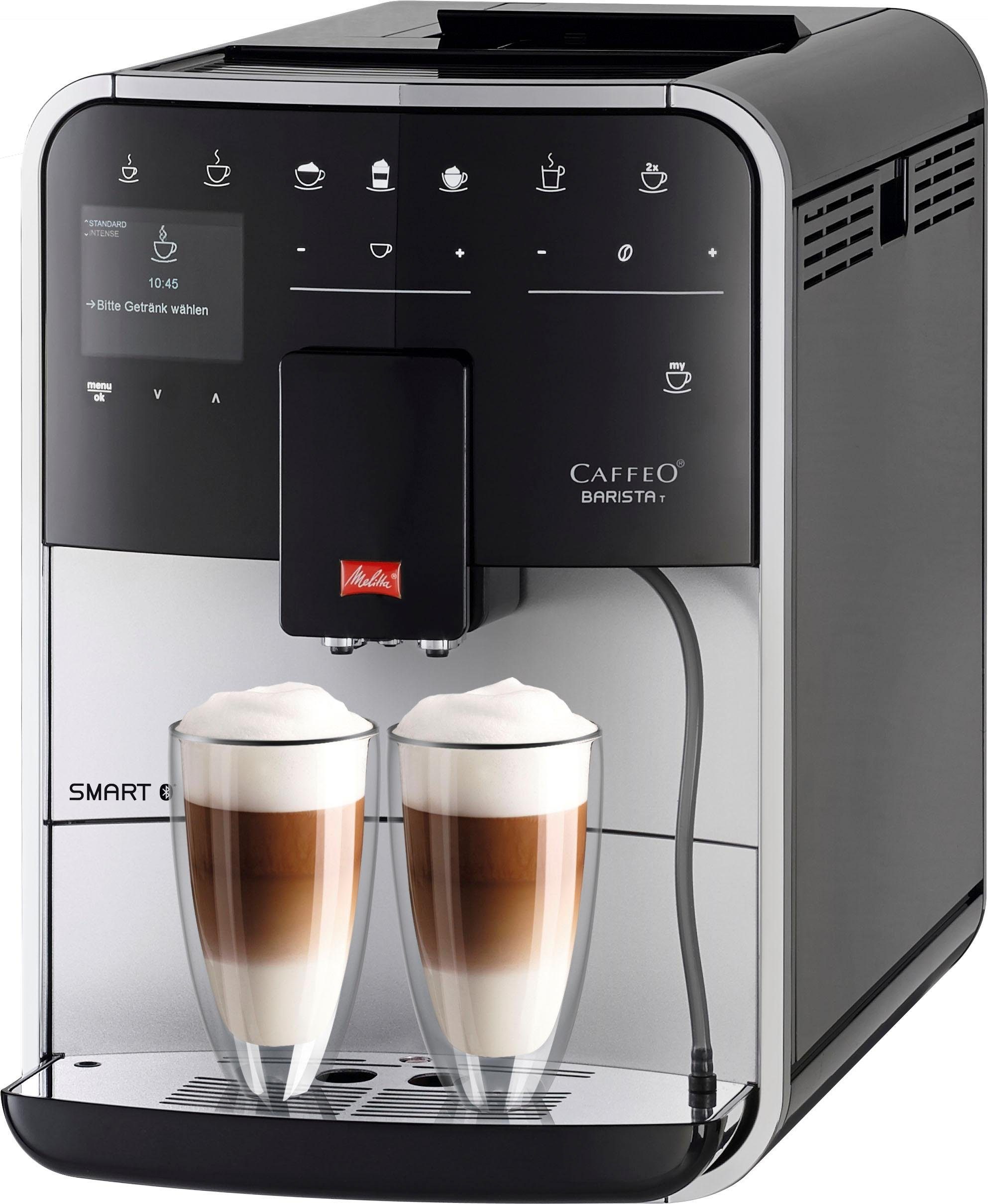 Melitta Volautomatisch koffiezetapparaat Barista T Smart® F831-101, 4 gebruikersprofielen &18 koffierecepten, naar origineel italiaans recept