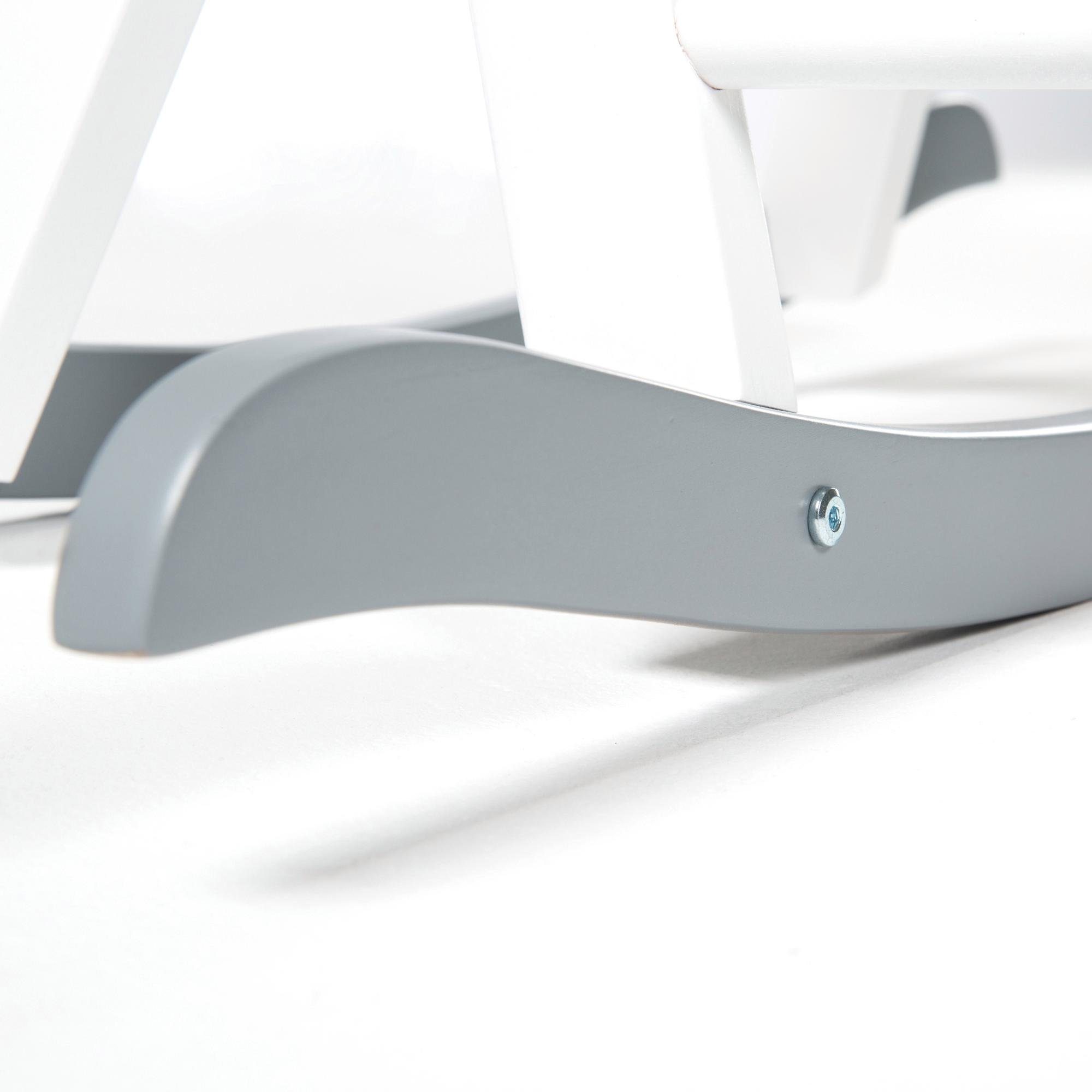 Roba® Hobbelpaard Wit/grijs