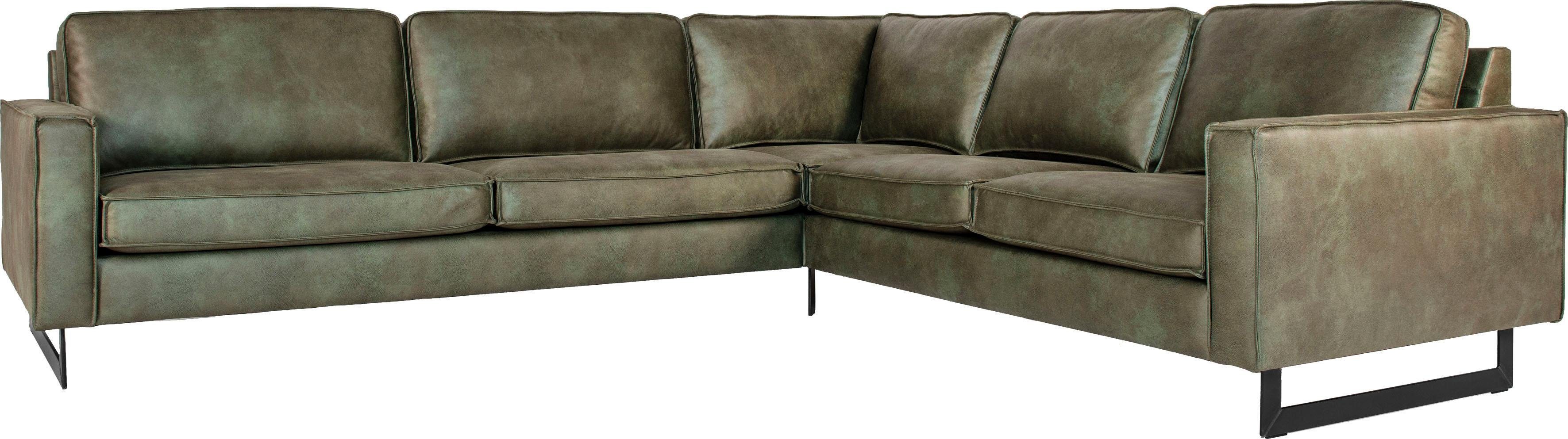 Places of Style Hoekbank Pinto, 250/290 cm, langere schenk, XXL, ottomaan