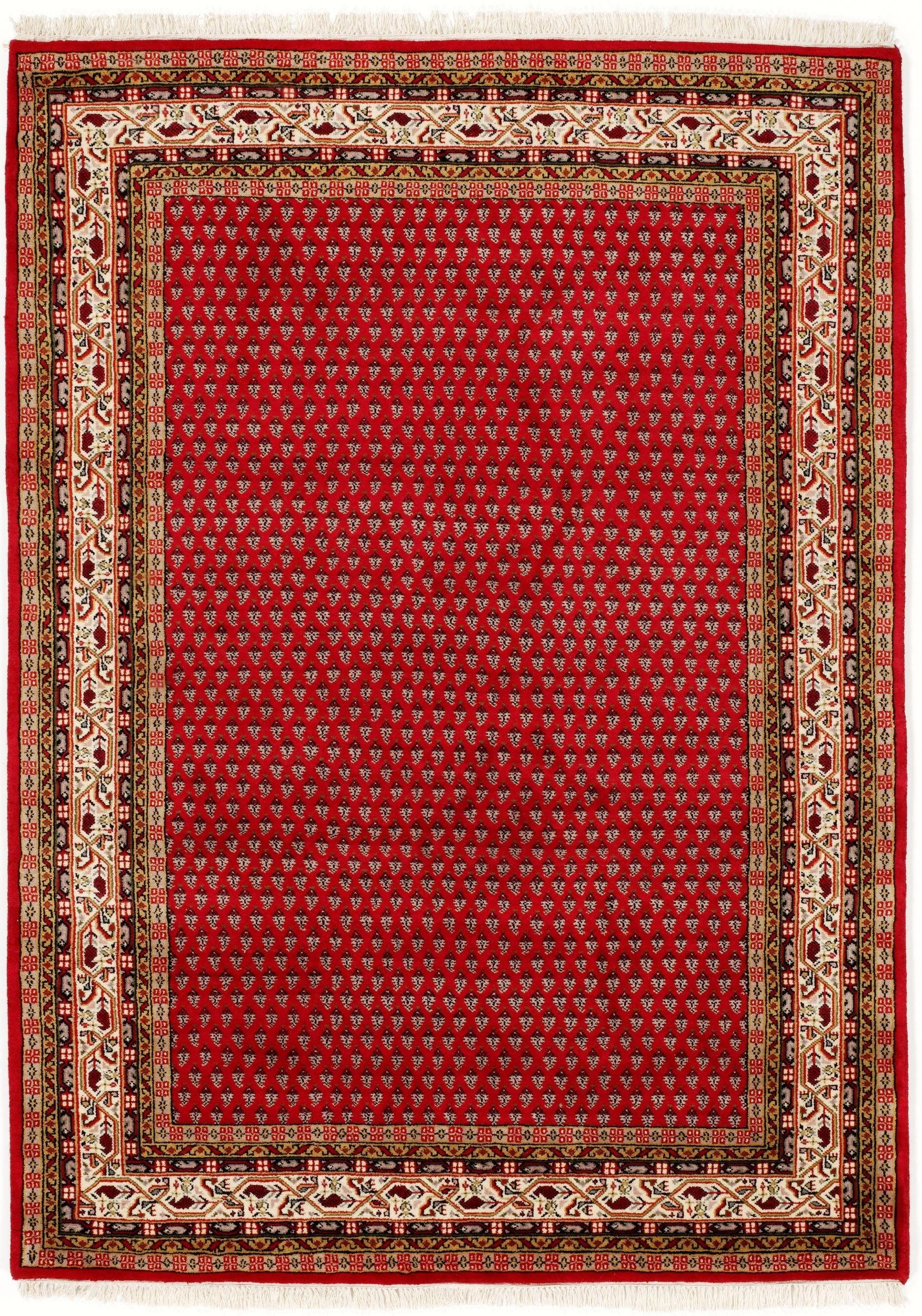 OCI DIE TEPPICHMARKE Oosters tapijt Sakki Mir zuivere wol, met de hand geknoopt, met franje, woonkamer
