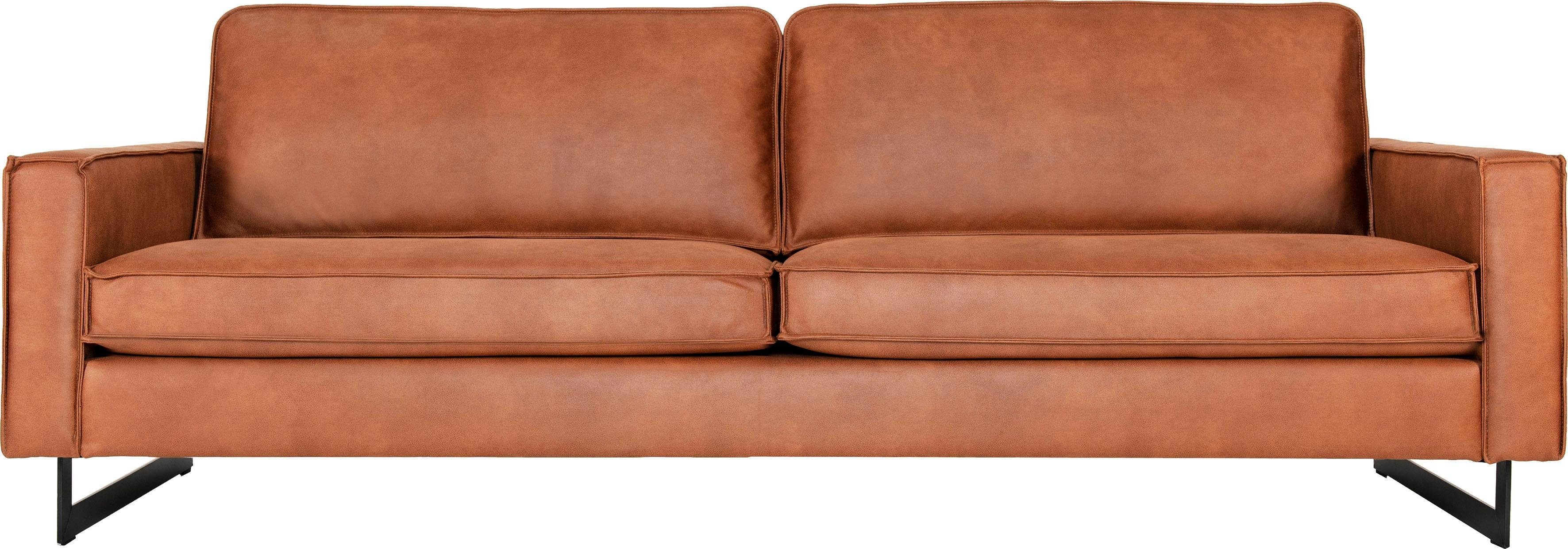 Places of Style 3-zitsbank Maxi-uitvoering Pinto, 236 cm, cord, chenille, leerlook