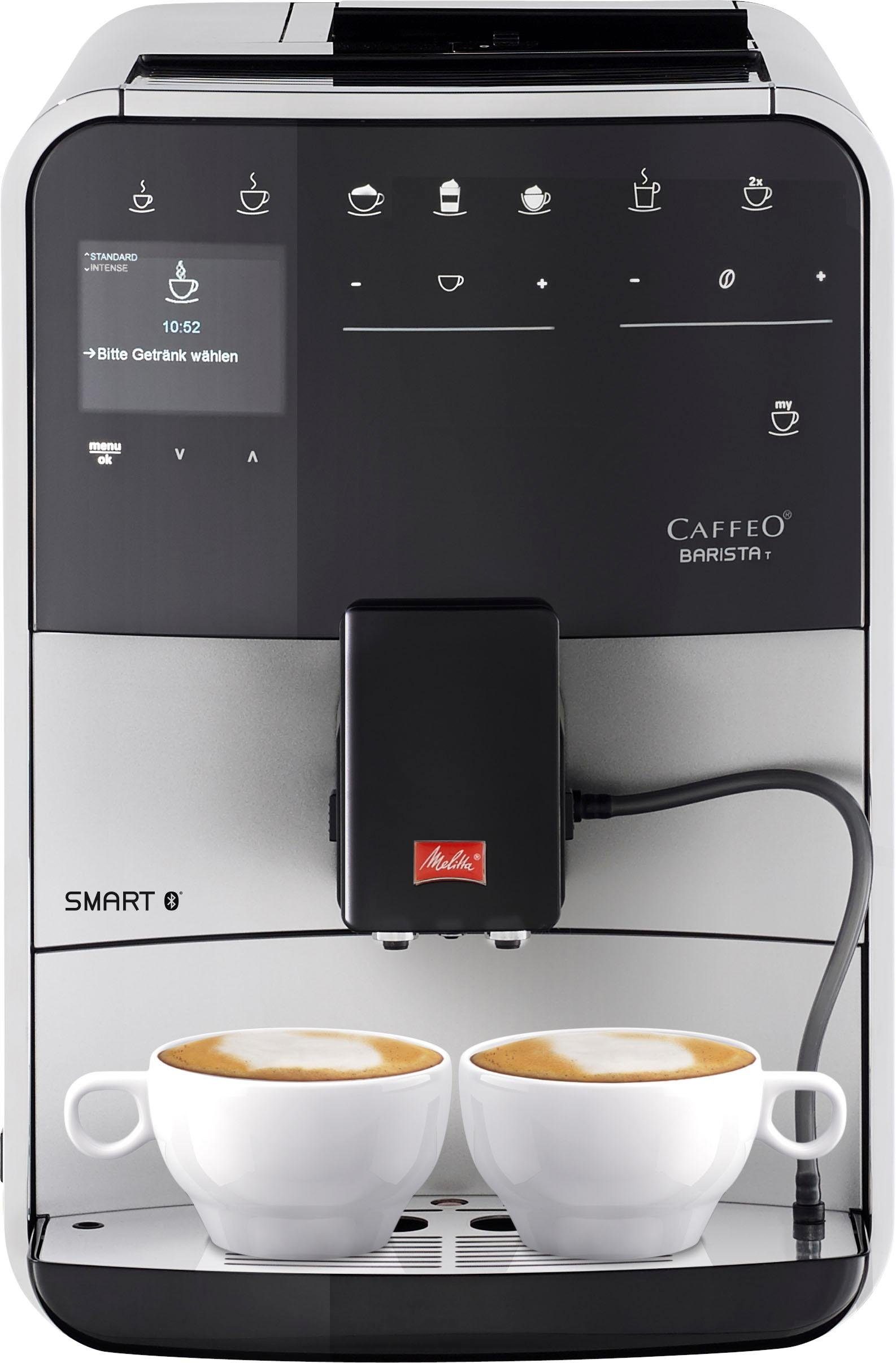 Melitta Volautomatisch koffiezetapparaat Barista T Smart® F831-101, 4 gebruikersprofielen &18 koffierecepten, naar origineel italiaans recept