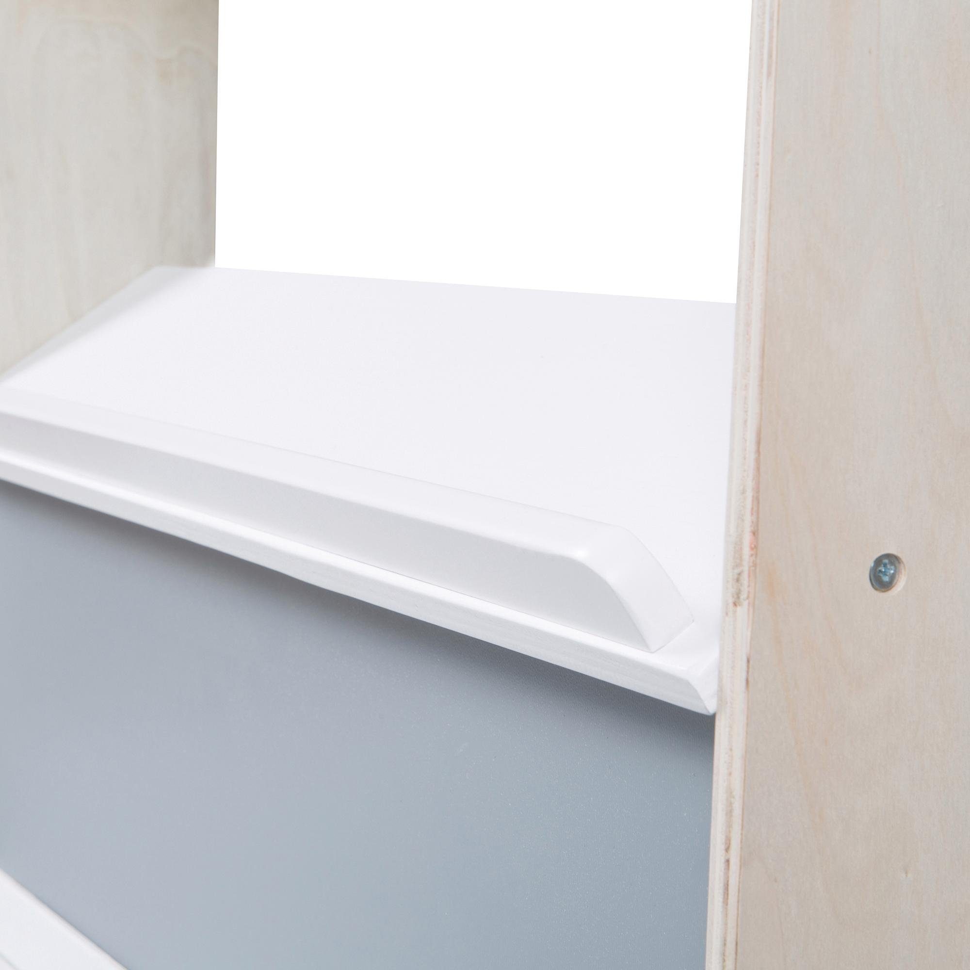 Roba® Winkel Kraam, wit/grijs/naturel