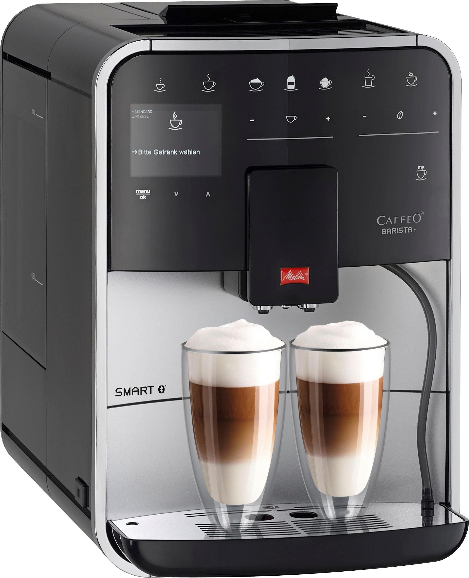 Melitta Volautomatisch koffiezetapparaat Barista T Smart® F831-101, 4 gebruikersprofielen &18 koffierecepten, naar origineel italiaans recept