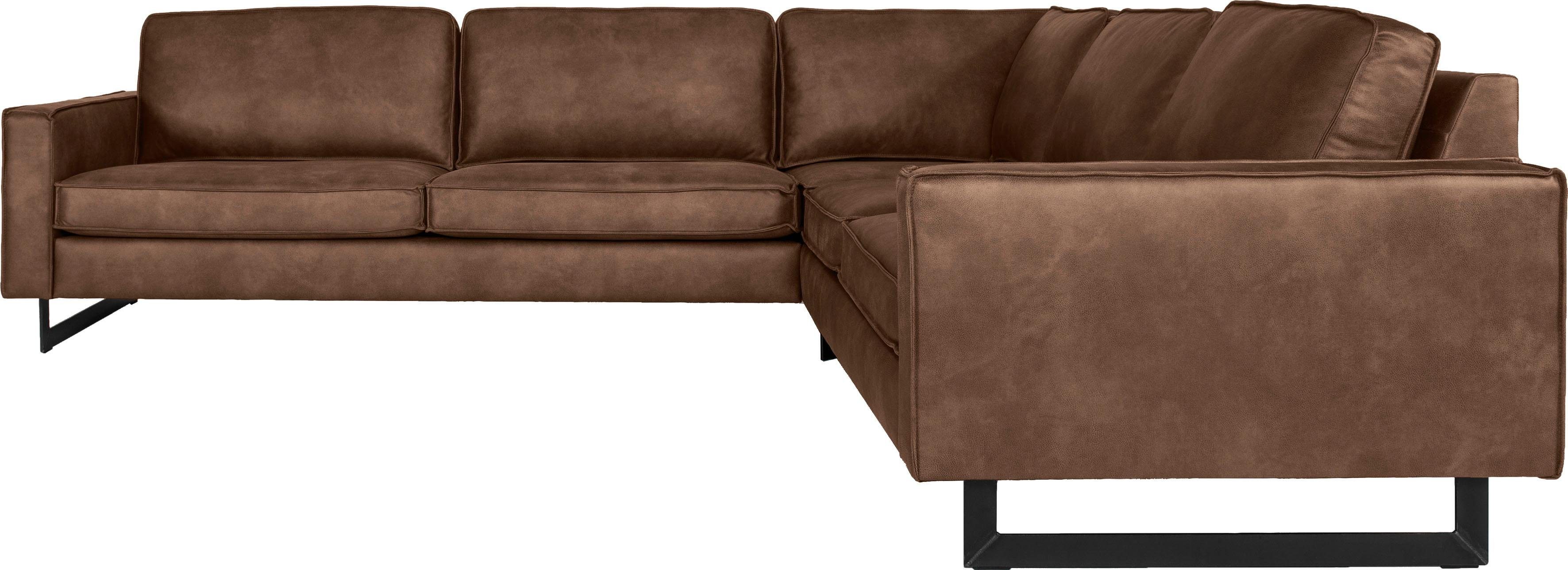 Places of Style Hoekbank Pinto, XXL, 250/290 cm, lange arm, ottomane