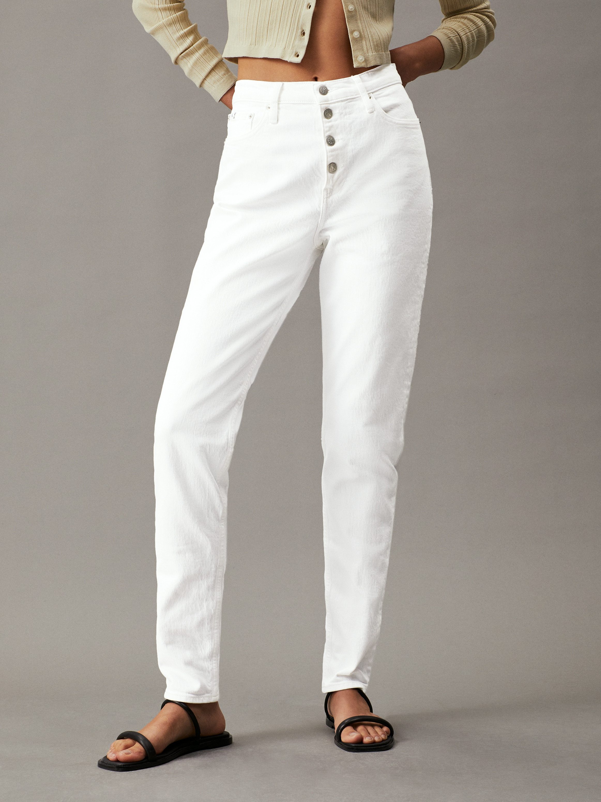 Calvin Klein Mom jeans in een klassiek 5-pocketsmodel
