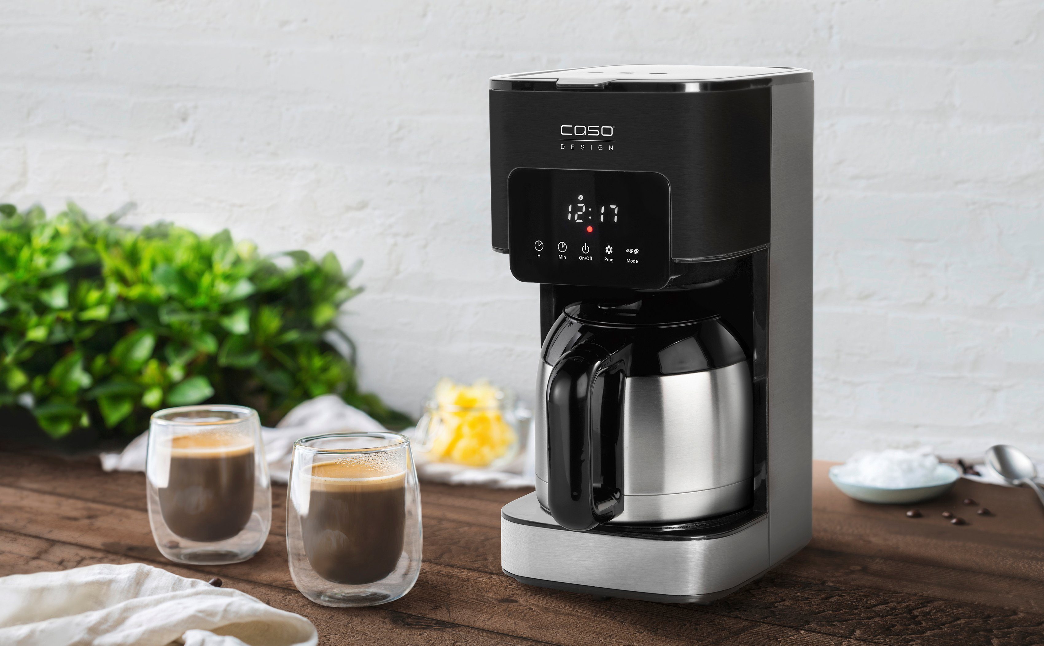 Caso Filterkoffieapparaat 1847 Coffee Taste&Style Thermo, 1,2 l