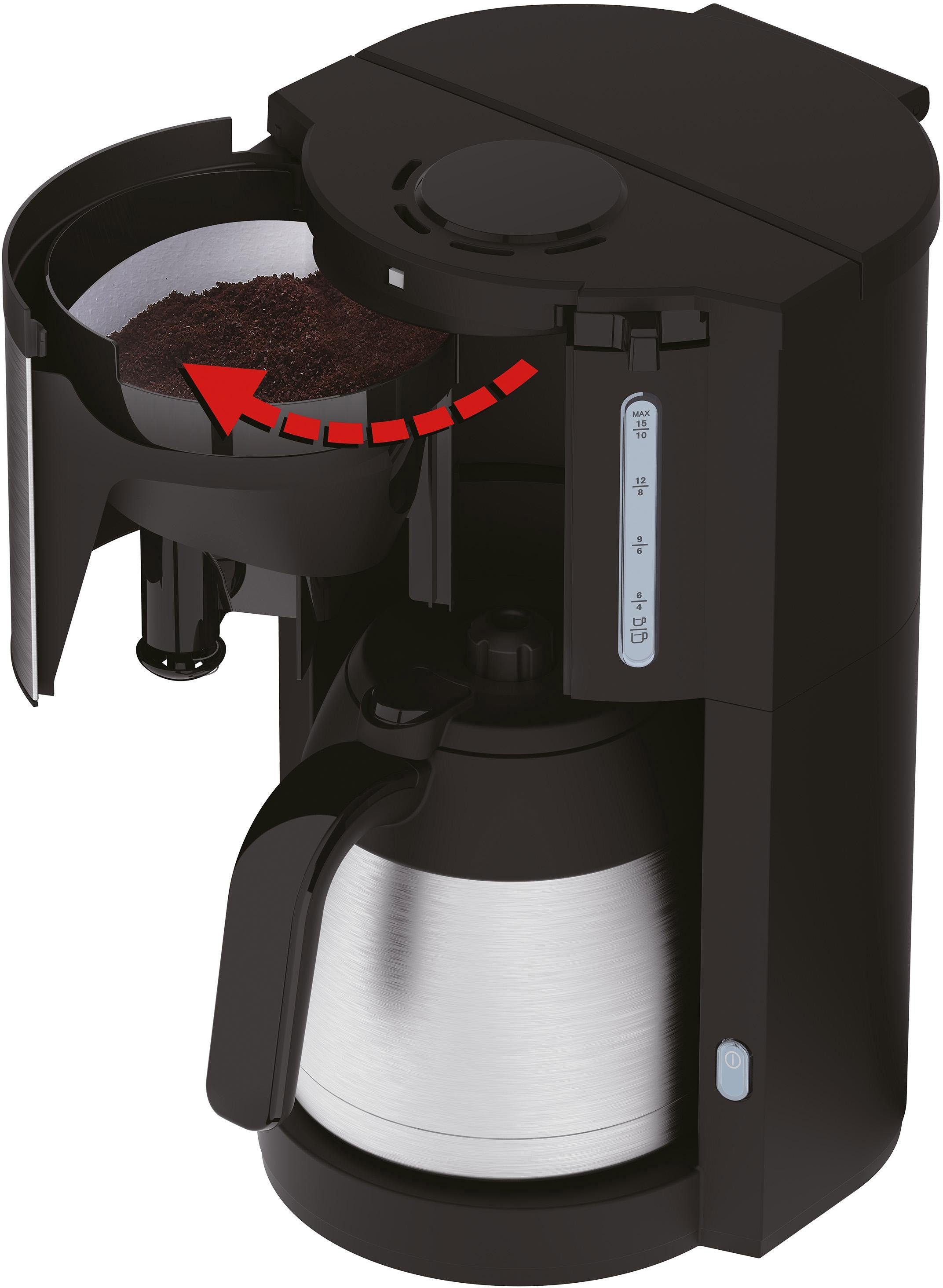 Krups Filterkoffieapparaat KM305D Pro Aroma, 1,25 l, voor 10 tot 15 kopjes