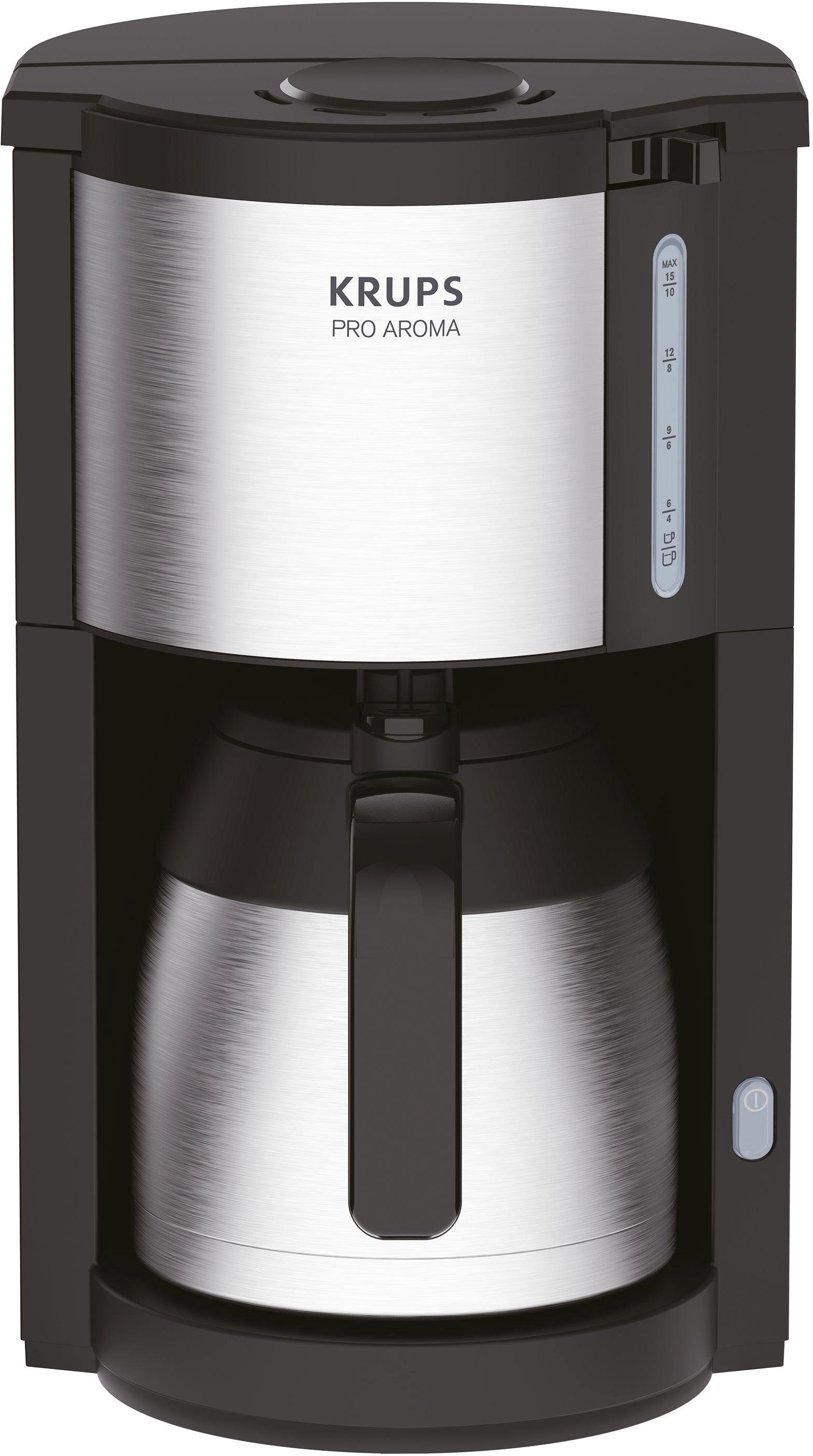 Krups Filterkoffieapparaat KM305D Pro Aroma, 1,25 l, voor 10 tot 15 kopjes