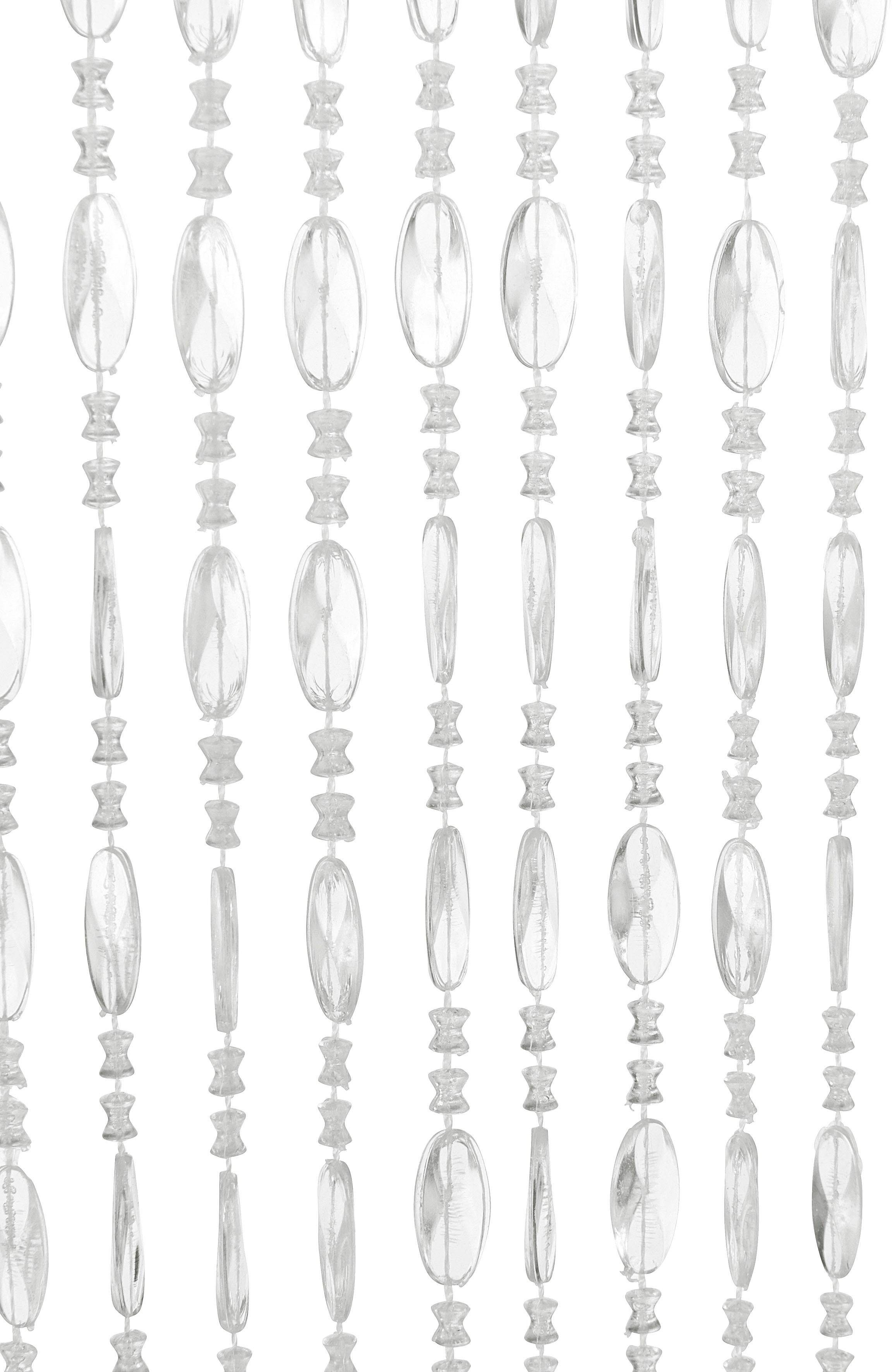 locker Deurgordijn Diamonds Kunststof helder, 72 strengen, 90x200 cm (1 stuk)
