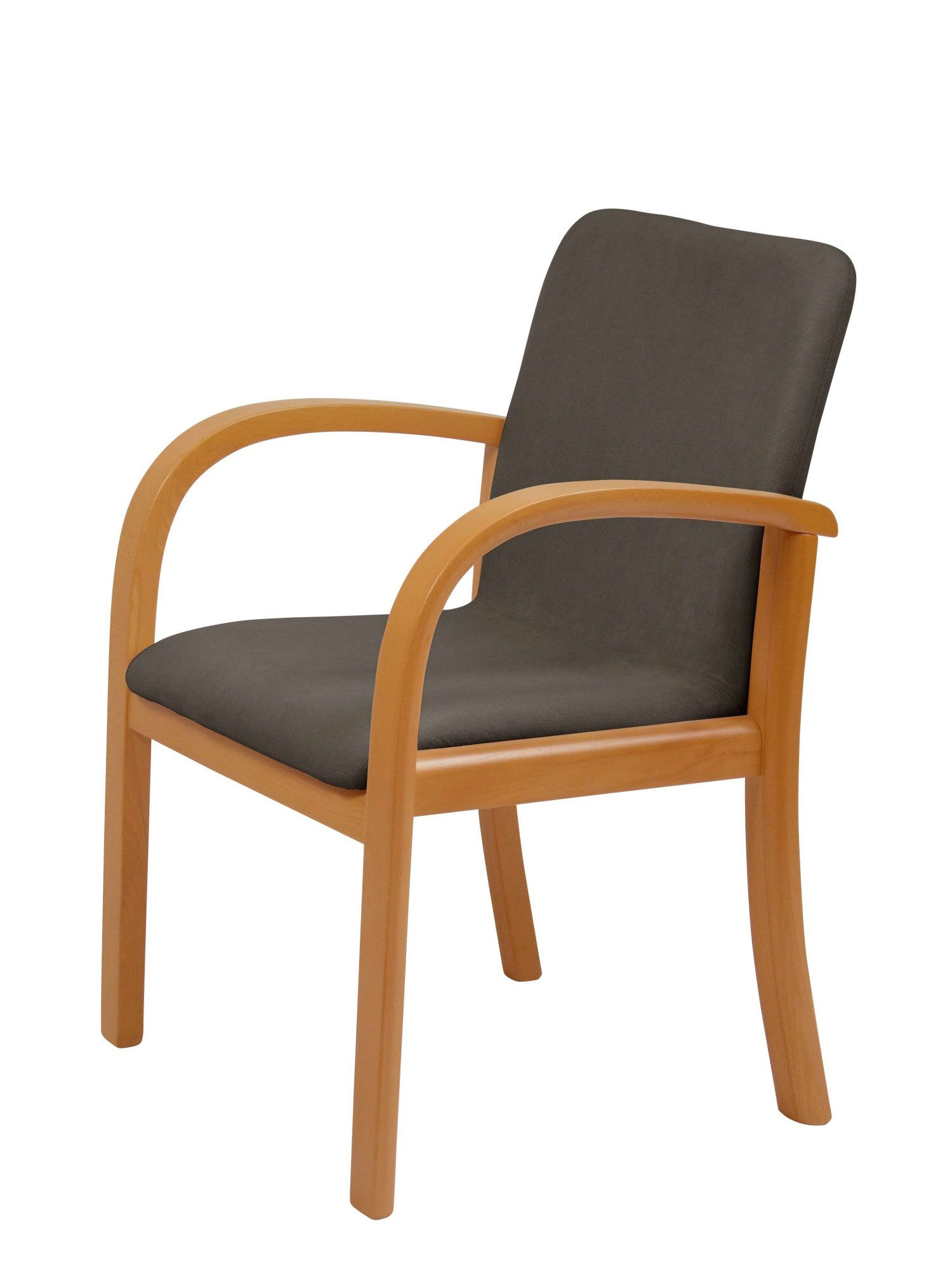 Home affaire Eetkamerstoel LINA707 Extra-comfort, vlekbestendig weefsel, massief hout (1 stuk)