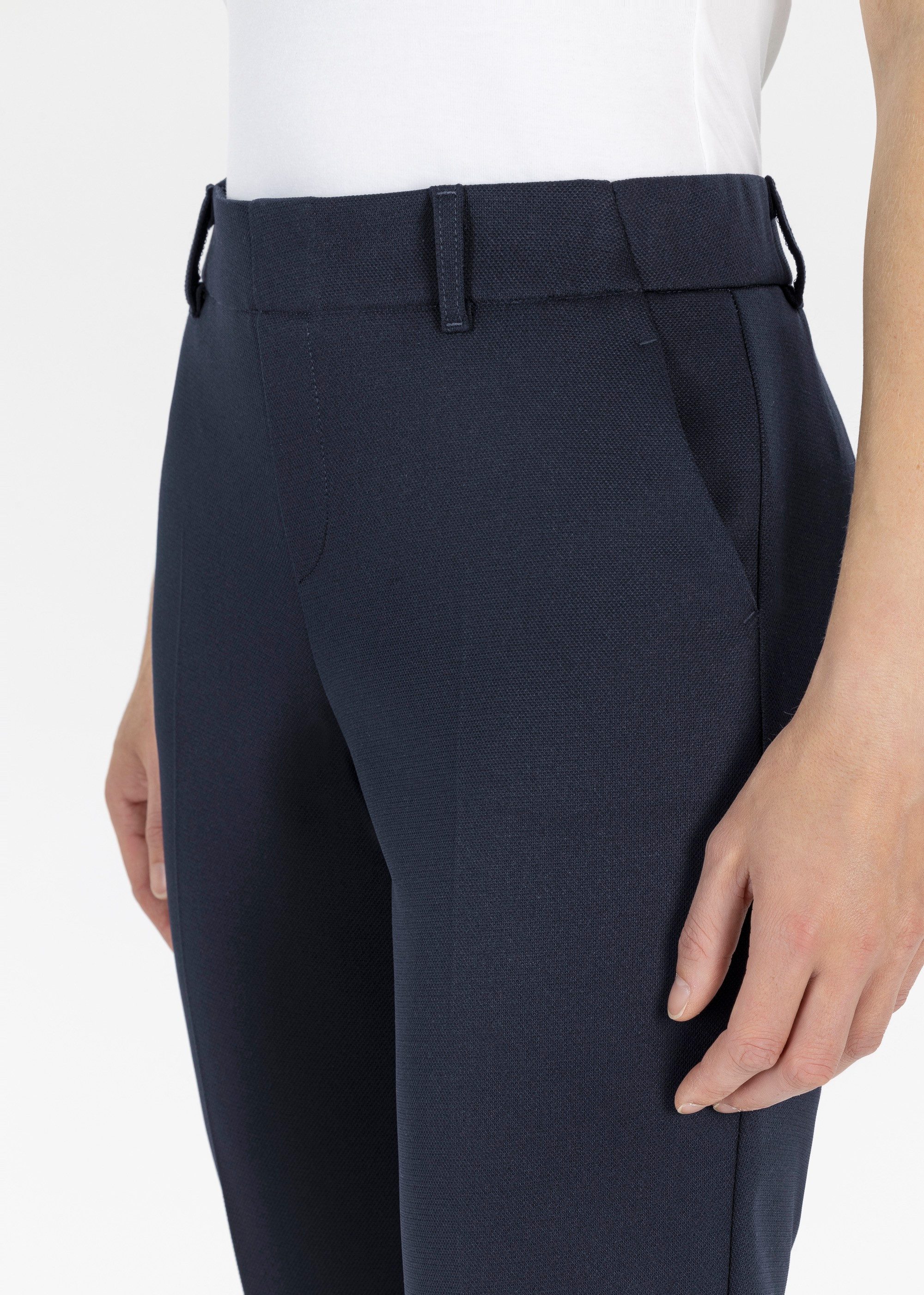 Stehmann Stoffen broek met elastische taille