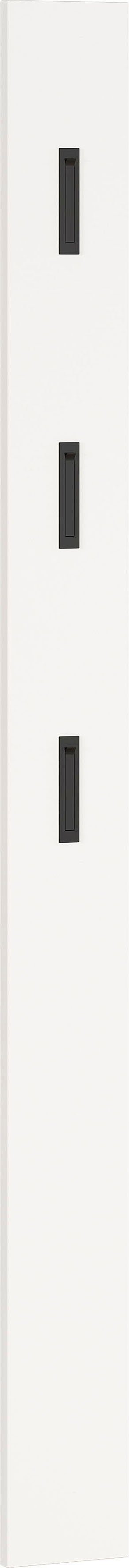 GERMANIA Kapstokpaneel Colorado met 3 klap haken in zwart of aluminiumkleur, hoogte 170 cm