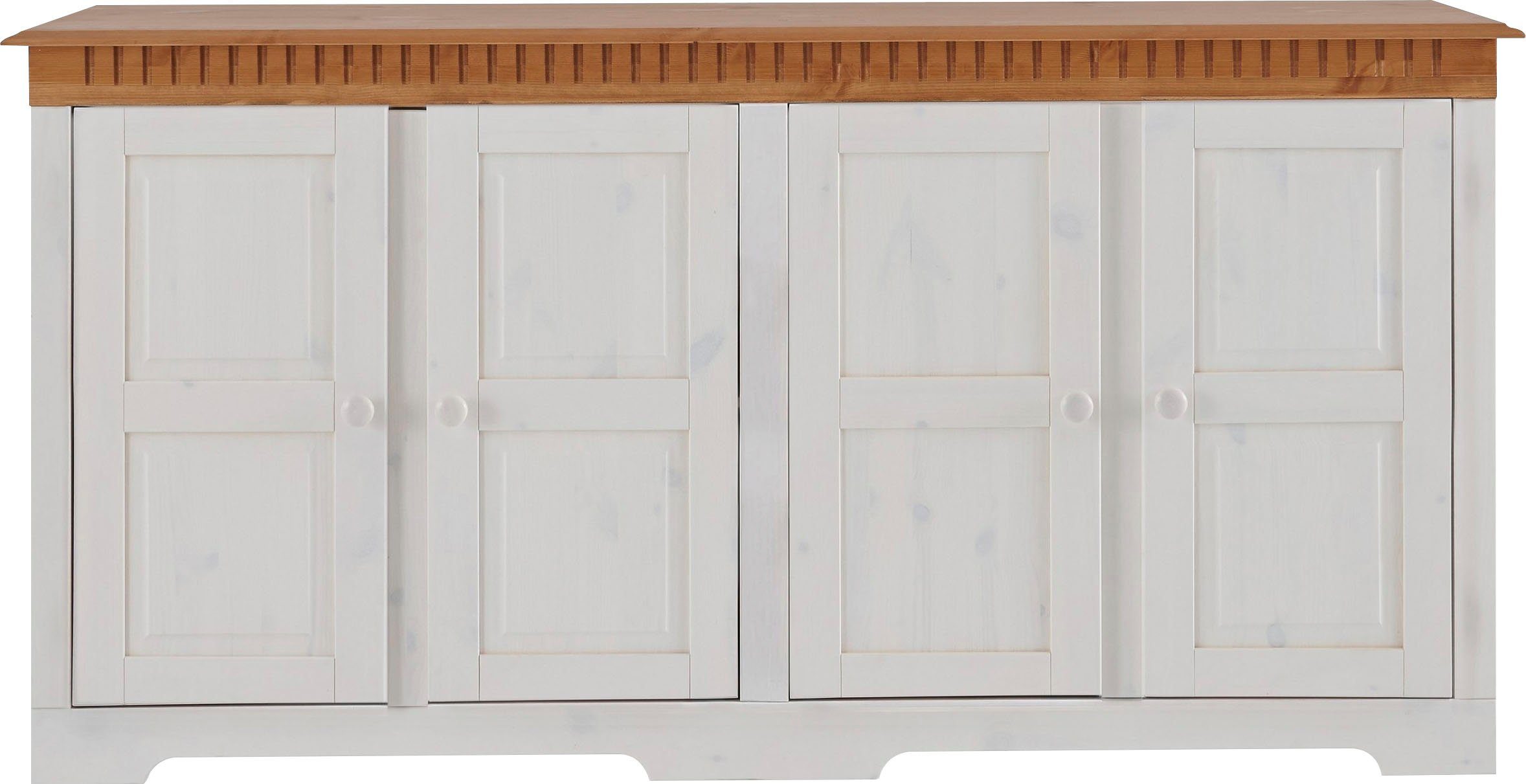 Home affaire Dressoir Lisa Commode van massief dennenhout, breedte 158,5 cm