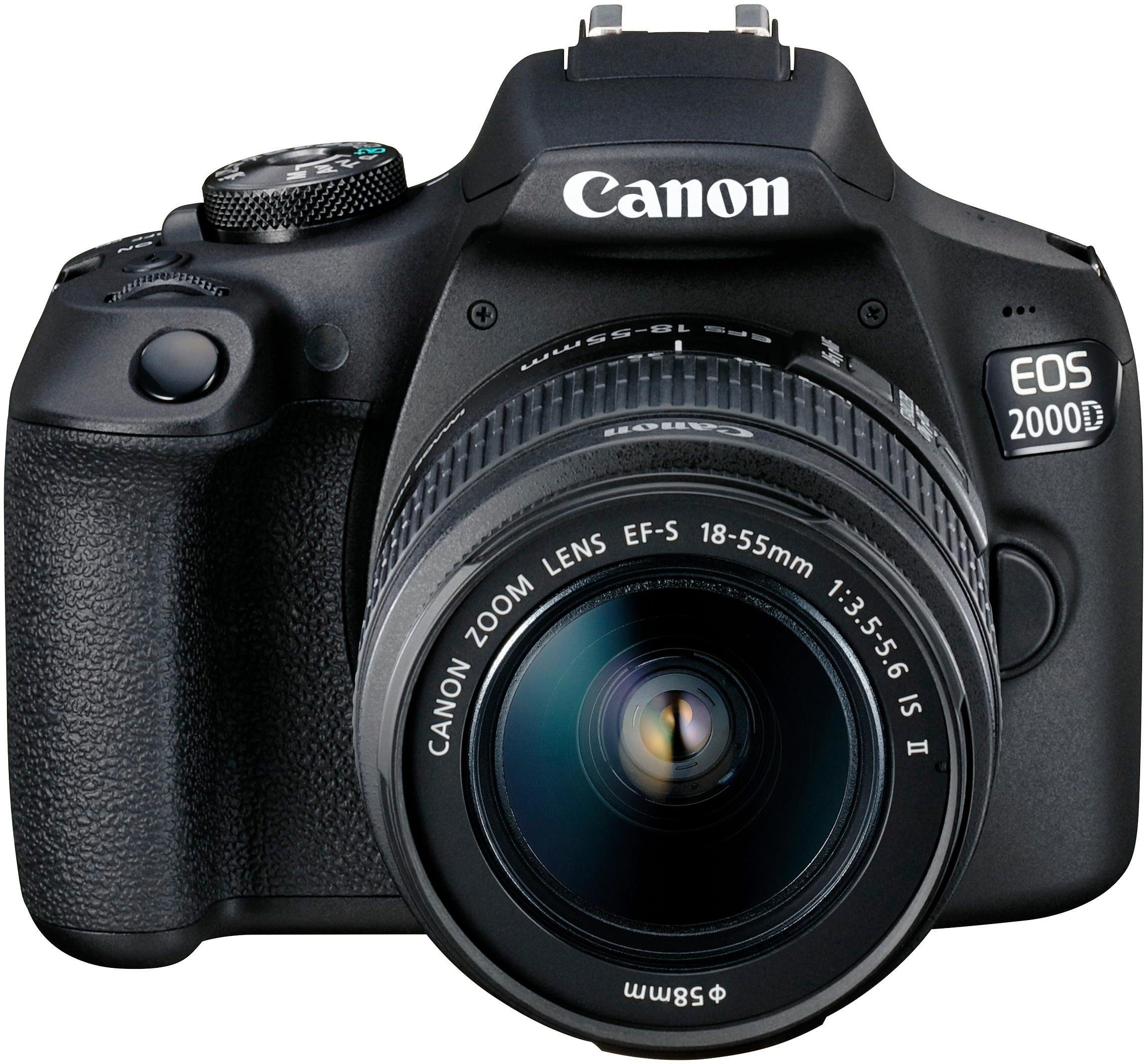 persoonlijkheid Sta in plaats daarvan op Maak het zwaar Canon Spiegelreflexcamera EOS 2000D EF-S 18-55 IS II Value Up kit online  verkrijgbaar | OTTO