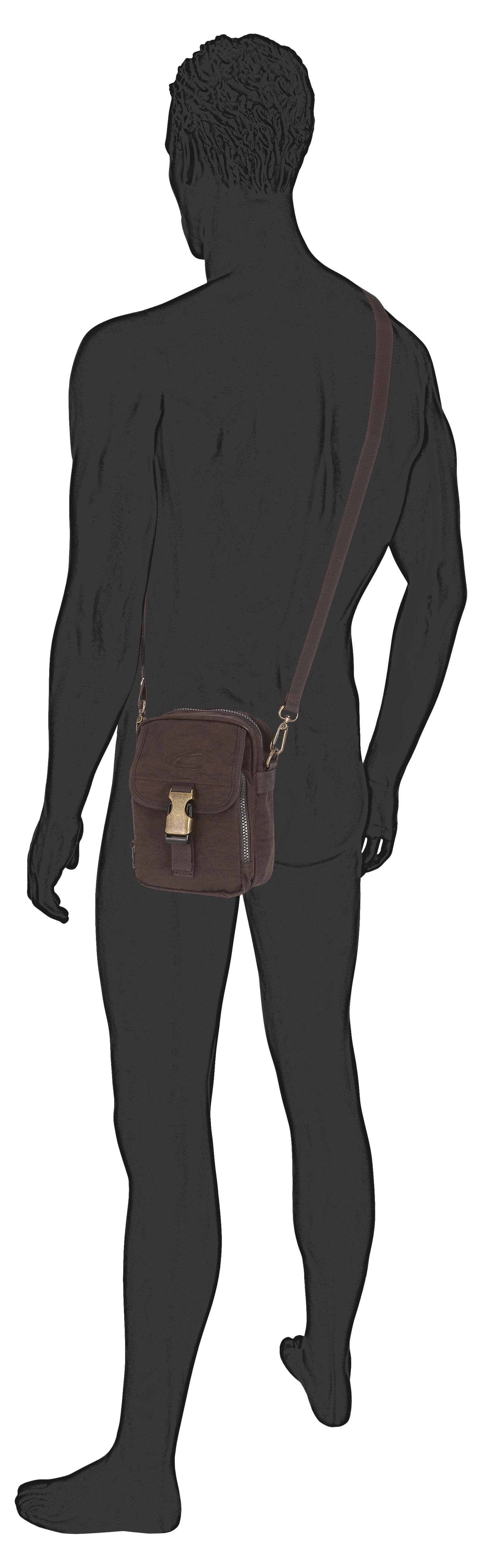 camel active Schoudertas Journey van licht robuust nylon, functioneel perfect voor alle levensomstandigheden