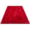 my home hoogpolig vloerkleed micro soft super bijzonder zacht door microvezel, extra zacht, woonkamer rood