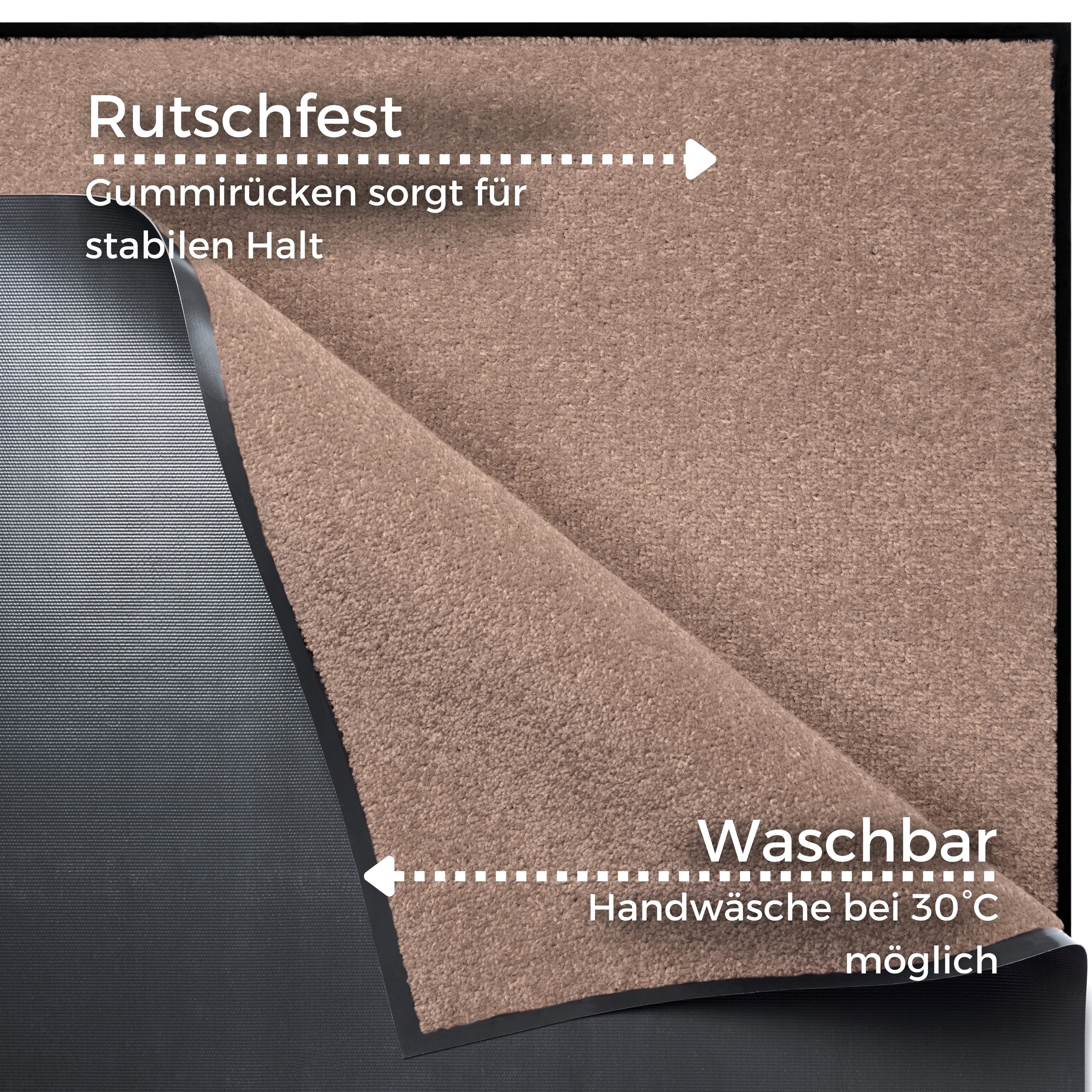 HANSE Home Mat Triton Vuilopvangmat, deurmat, in- en uitwendig, loper, wasbaar