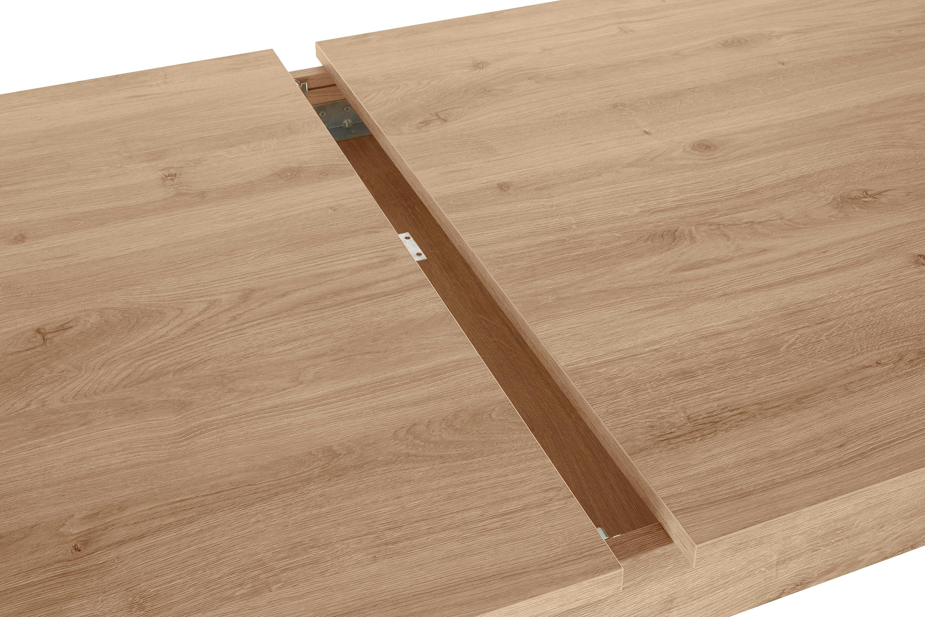 INOSIGN Eettafel Firenze Breedte 137-185 cm, inclusief insteekblad