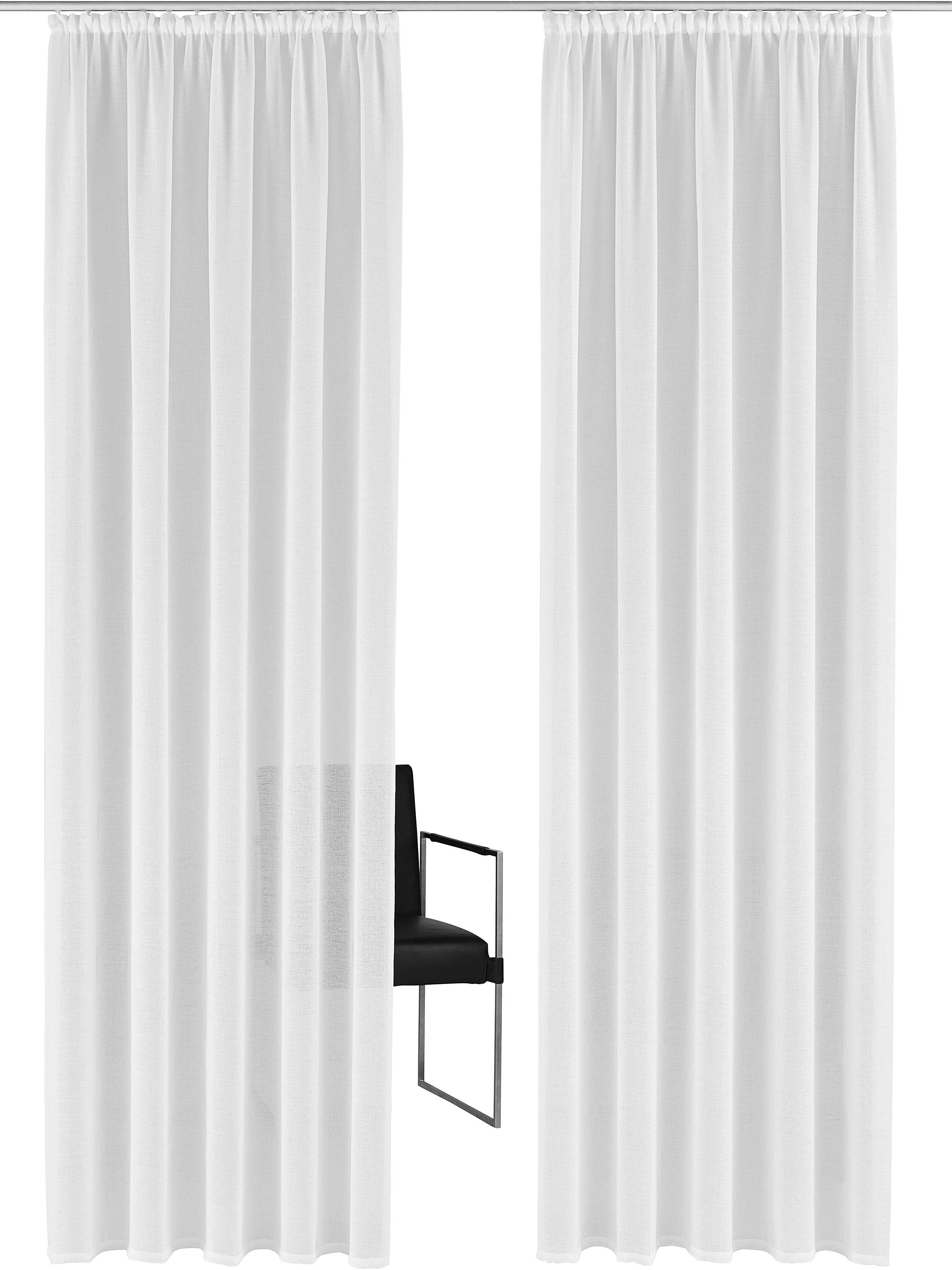 Guido Maria Kretschmer Home&Living Gordijn Tender Linnen look met structuur, monochroom, bestseller (1 stuk)