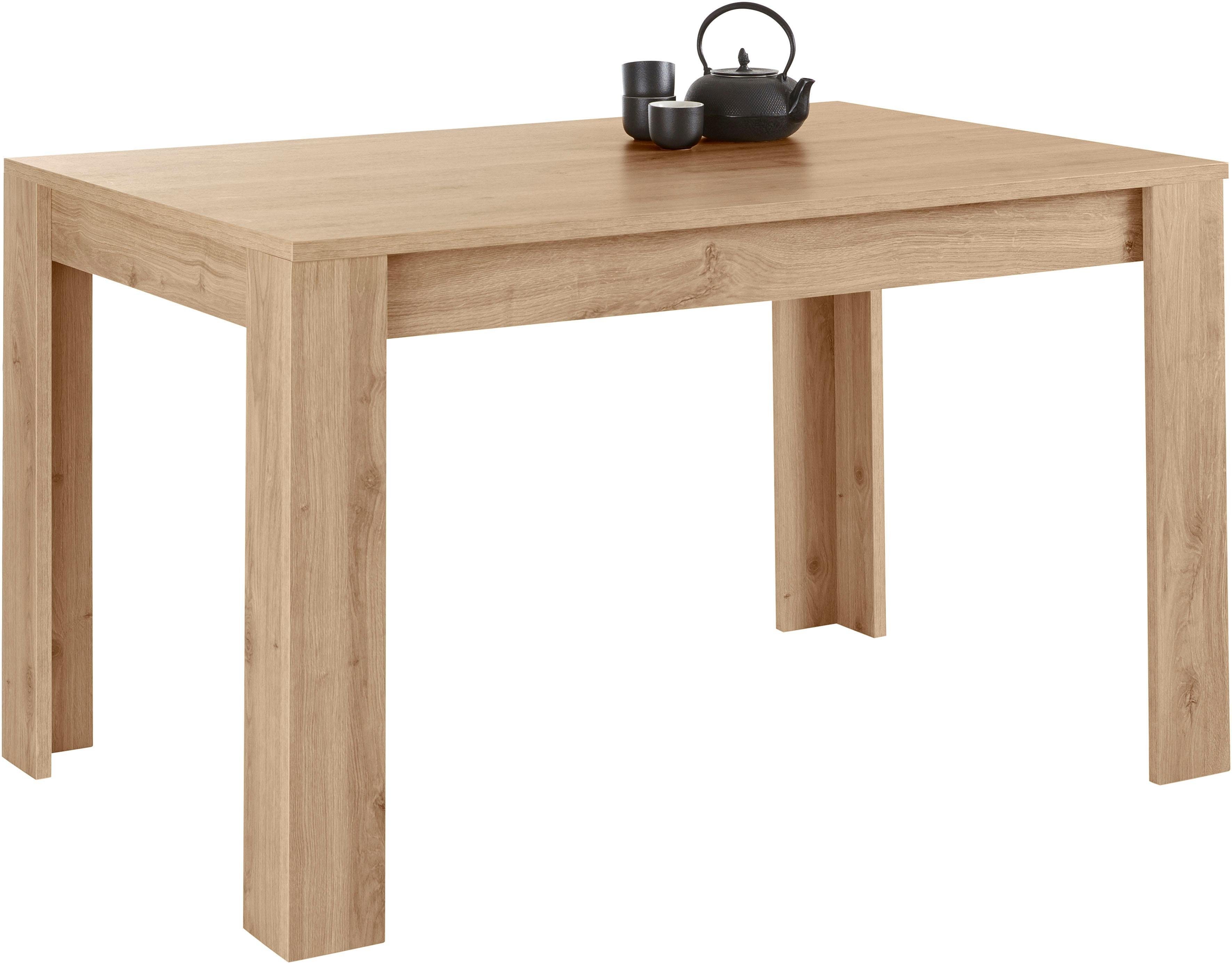 INOSIGN Eettafel Firenze Breedte 137-185 cm, inclusief insteekblad