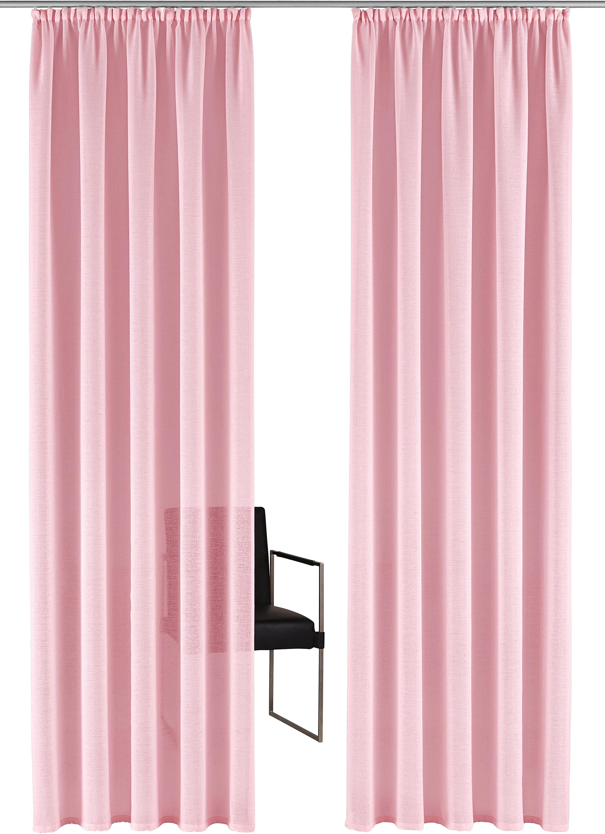 Guido Maria Kretschmer Home&Living Gordijn Tender Linnen look met structuur, monochroom, bestseller (1 stuk)