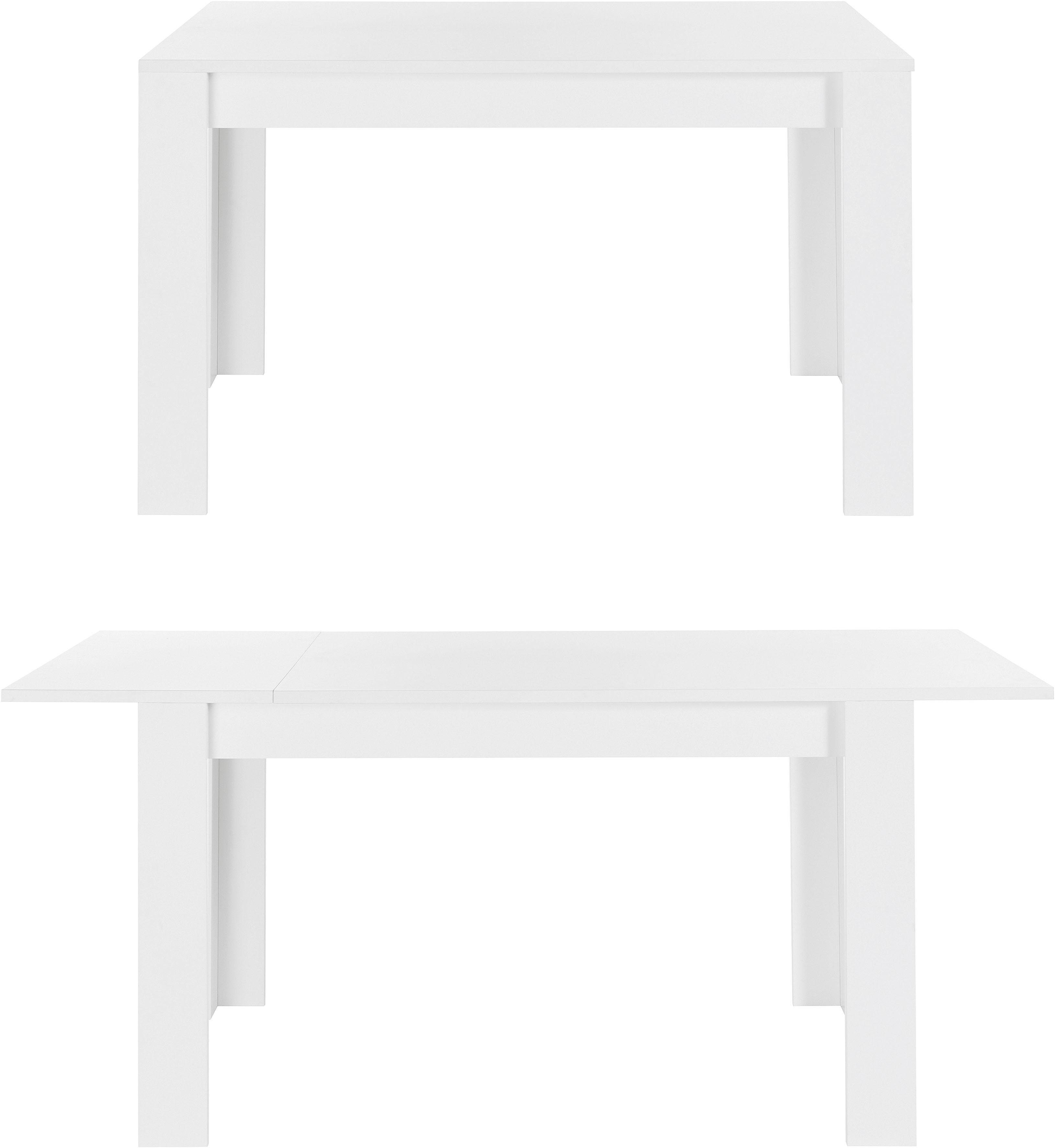 INOSIGN Eettafel Firenze Breedte 137-185 cm, inclusief insteekblad