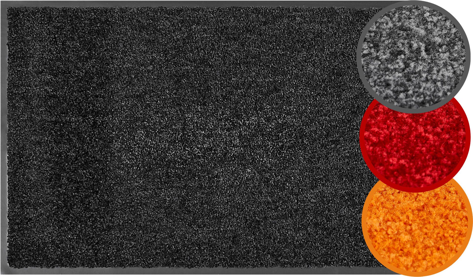 my home Mat Fresh Step, Made in Belgium voor de entree, effen kleuren, antislip, robuust, wasbaar