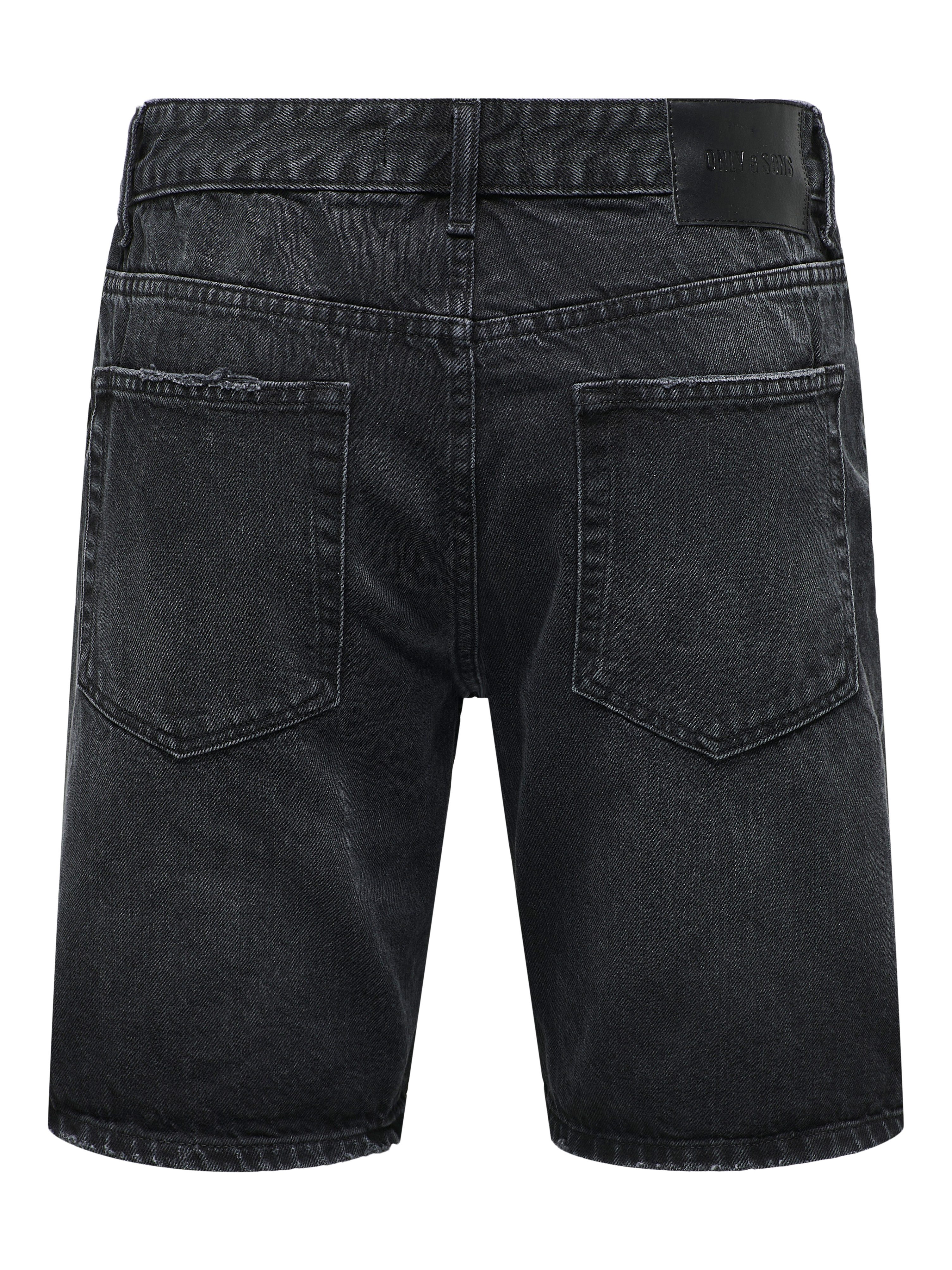 ONLY & SONS Short ONSEDGE BLACK 2047 TAI DNM SHORTS