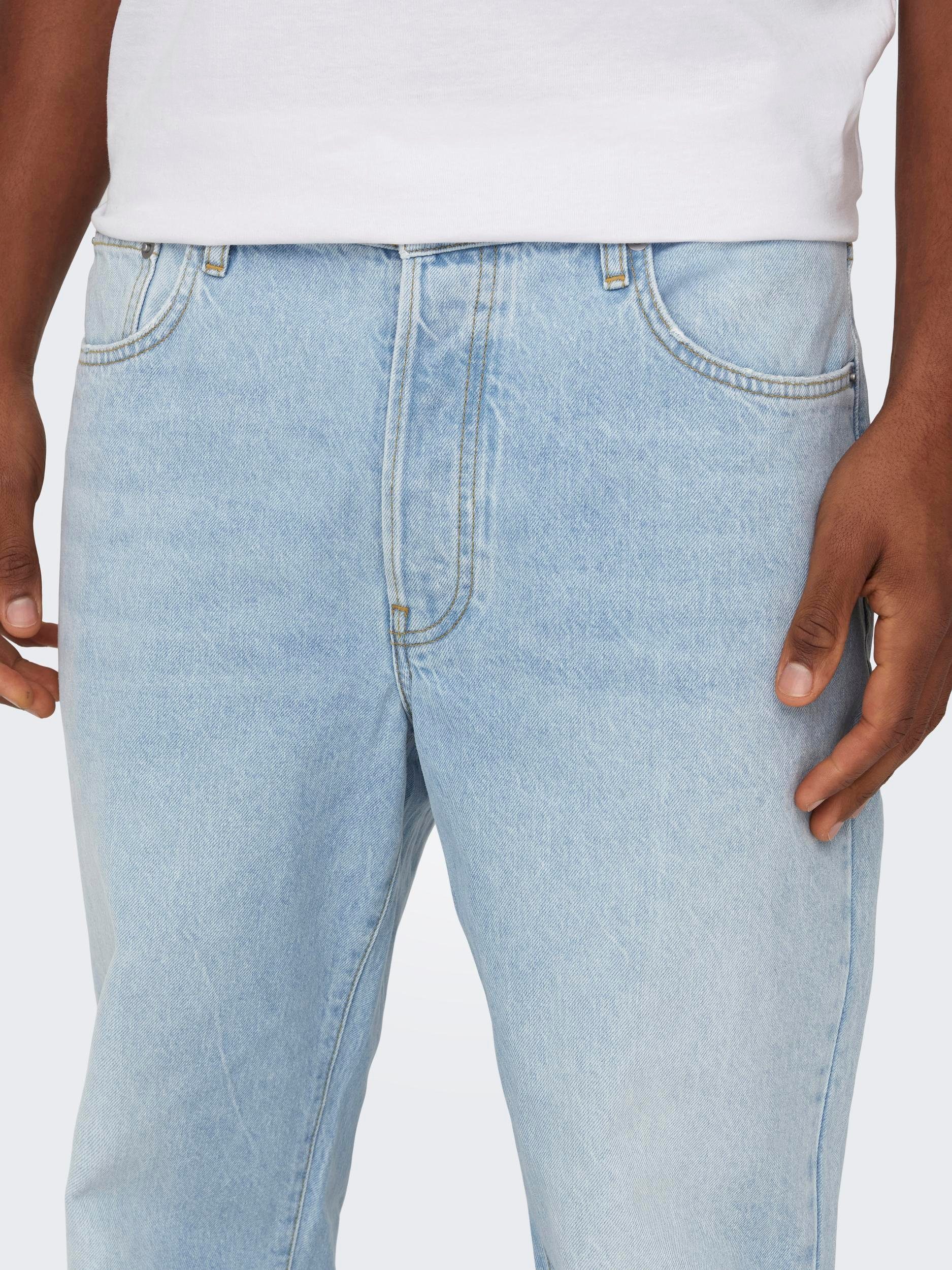 ONLY & SONS Loose fit jeans ONSFADE LOOSE WB 6778 A14 DNM NOOS