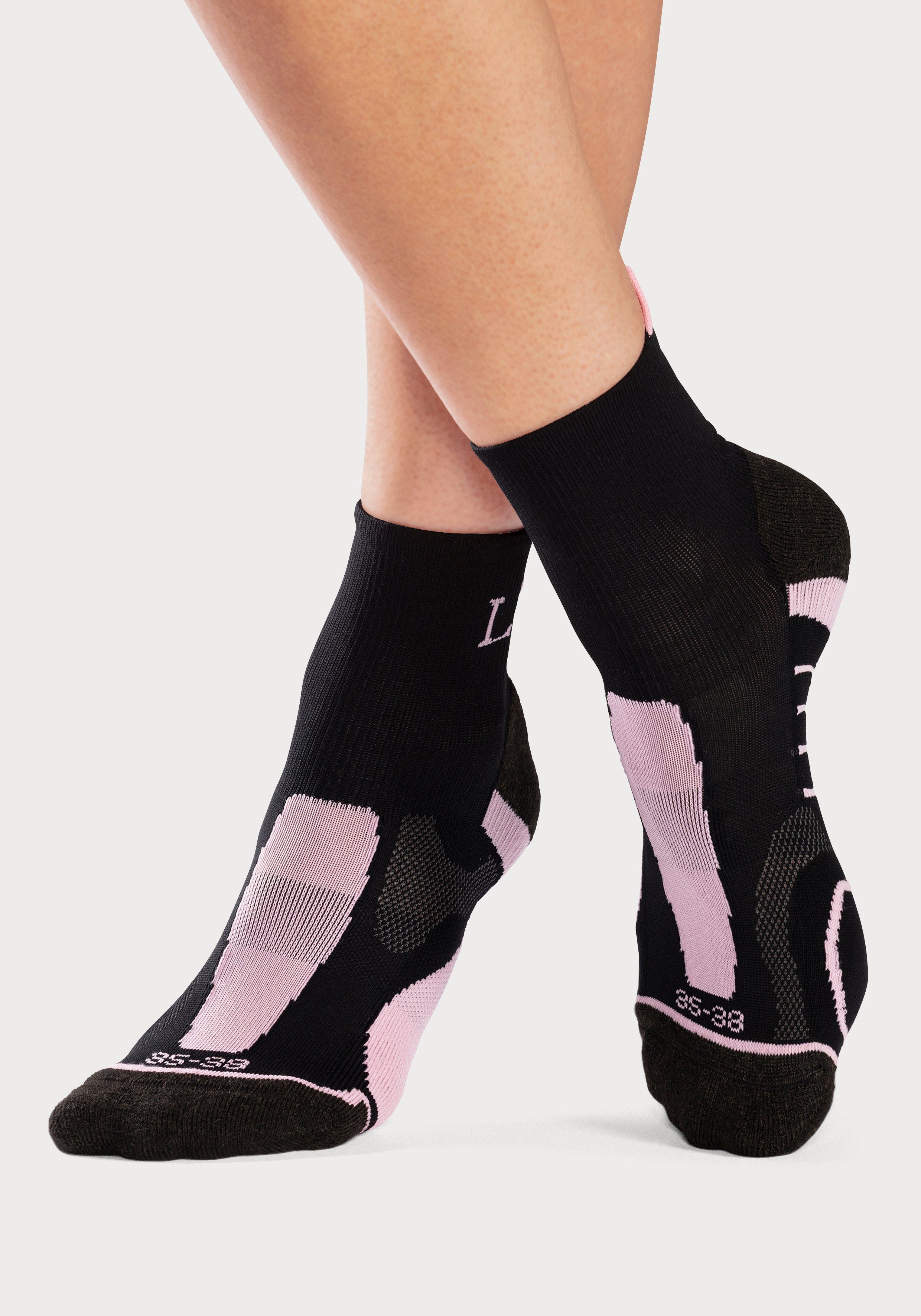 active by Lascana Wandelsokken met versterkte belastingzones (set, 3 paar)