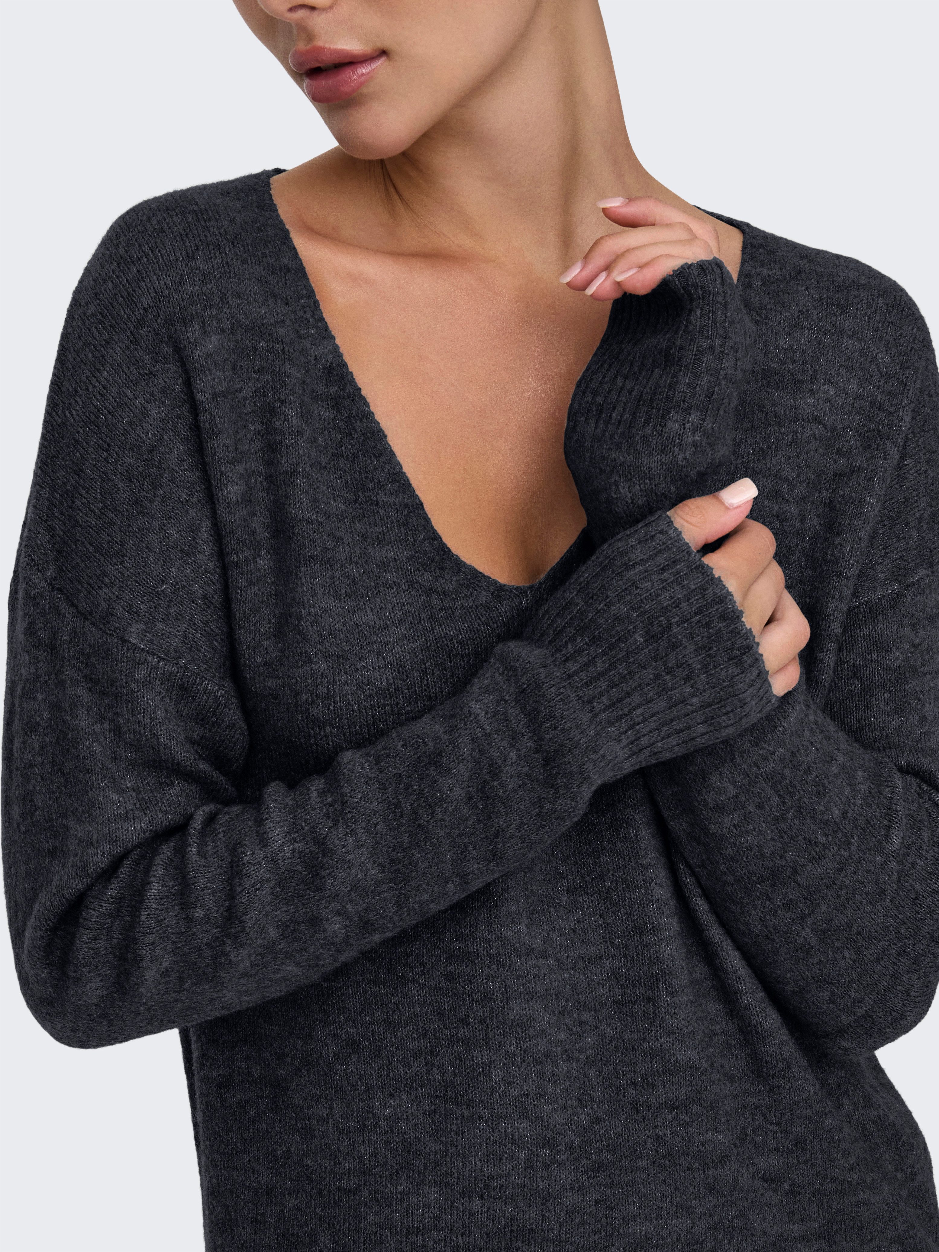 JDY Trui met V-hals JDYELANORA L/S V-NECK PULLO. KNT NOOS